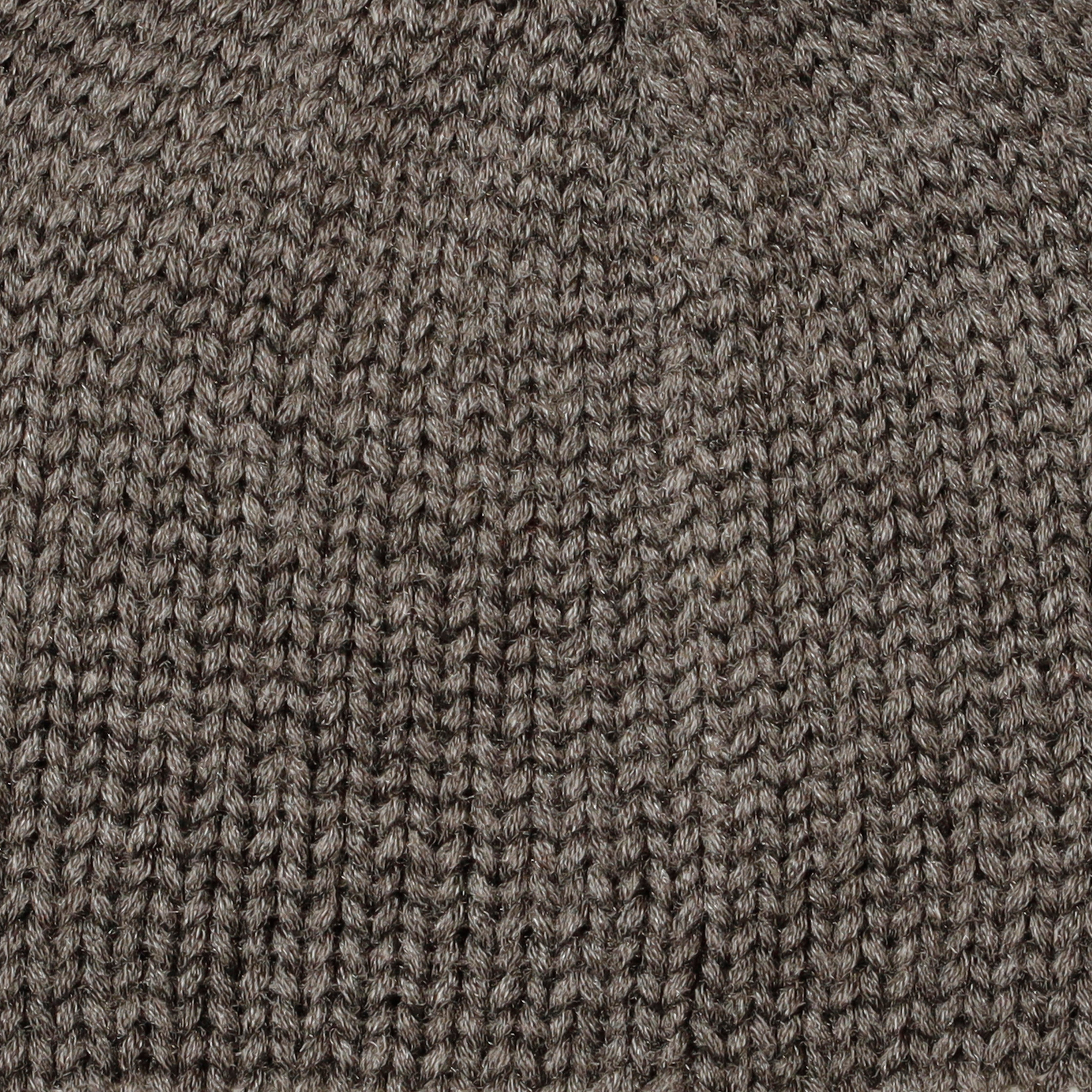 Caps Woolen Dark Grey with Stripes