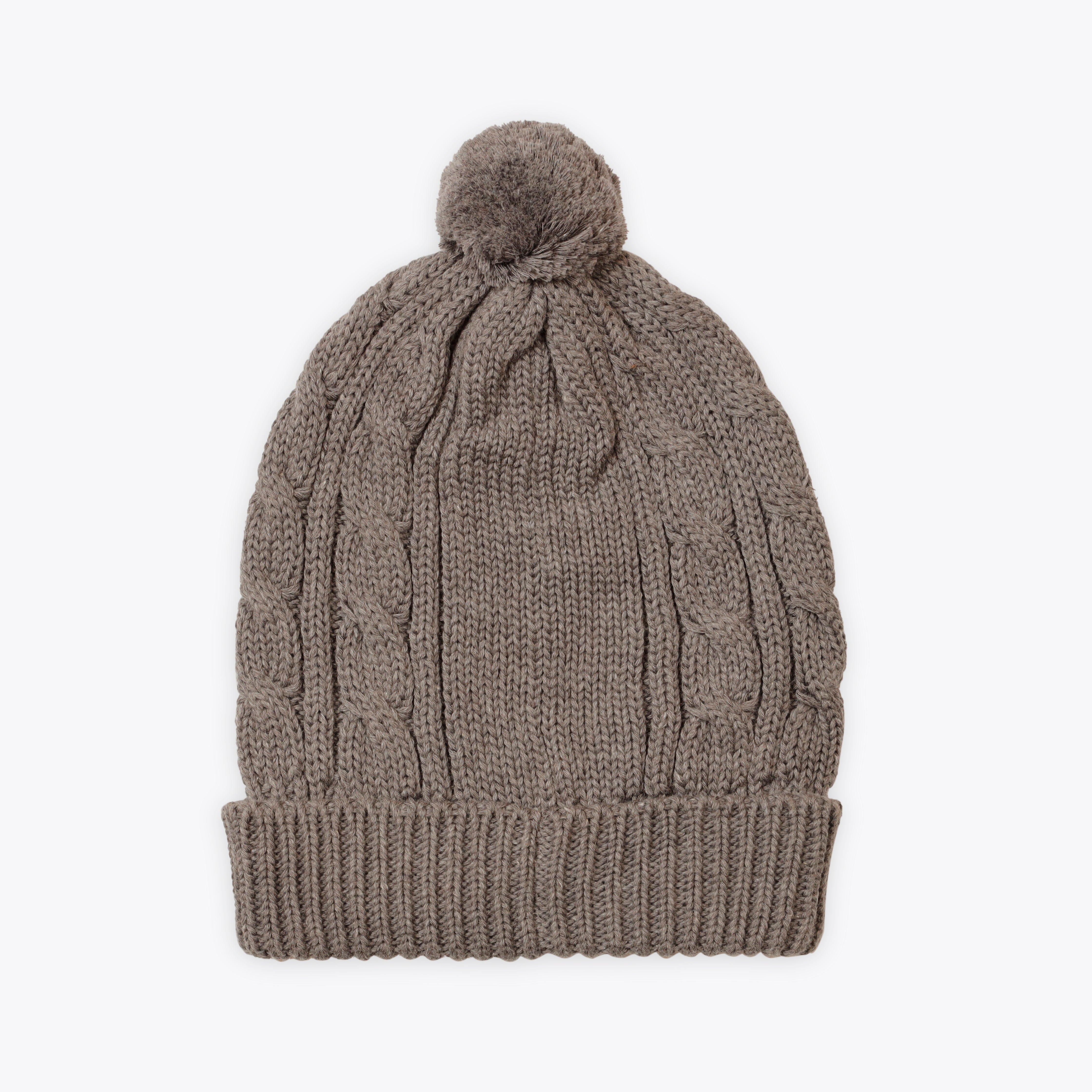 Caps Woolen Grey