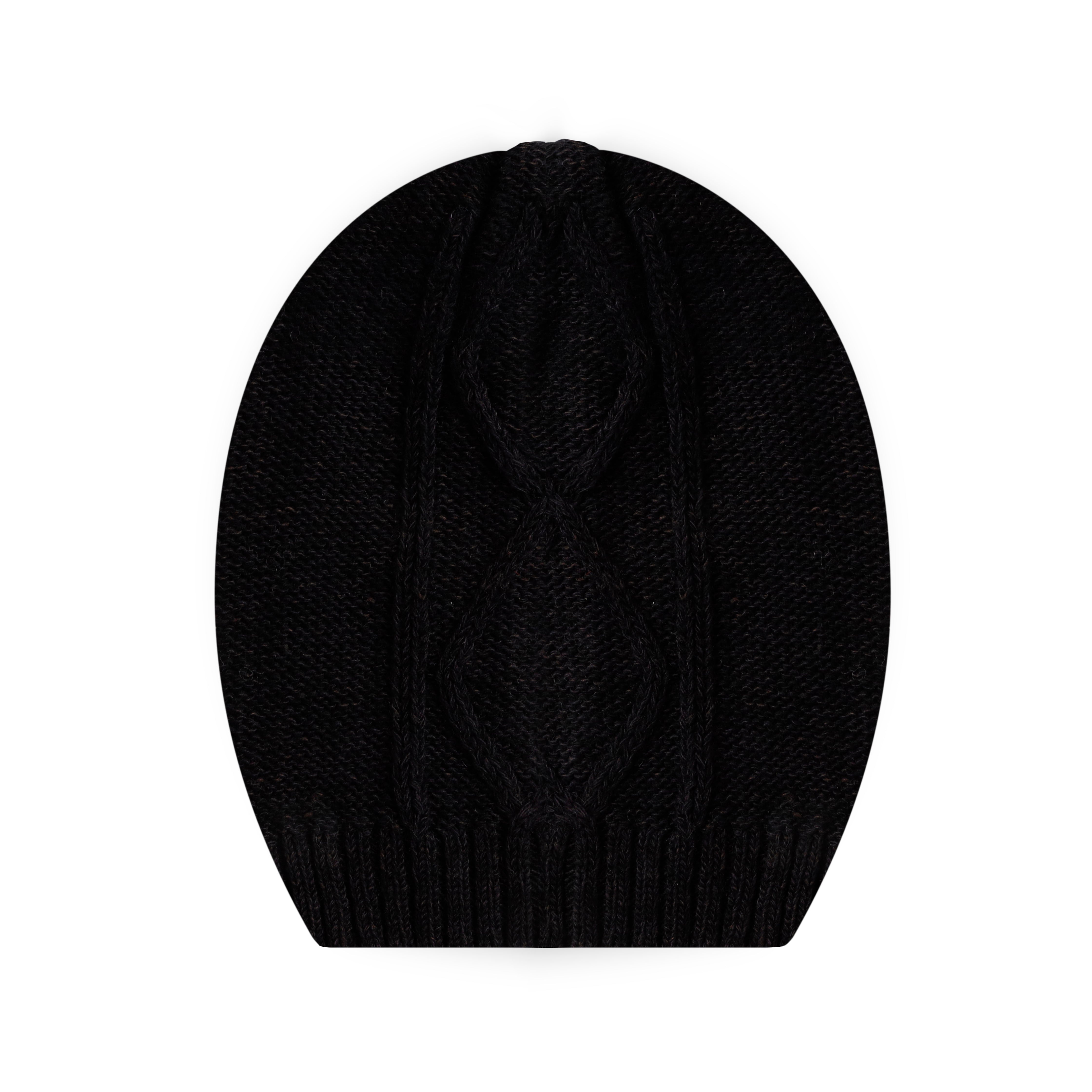 Caps Woolen Black