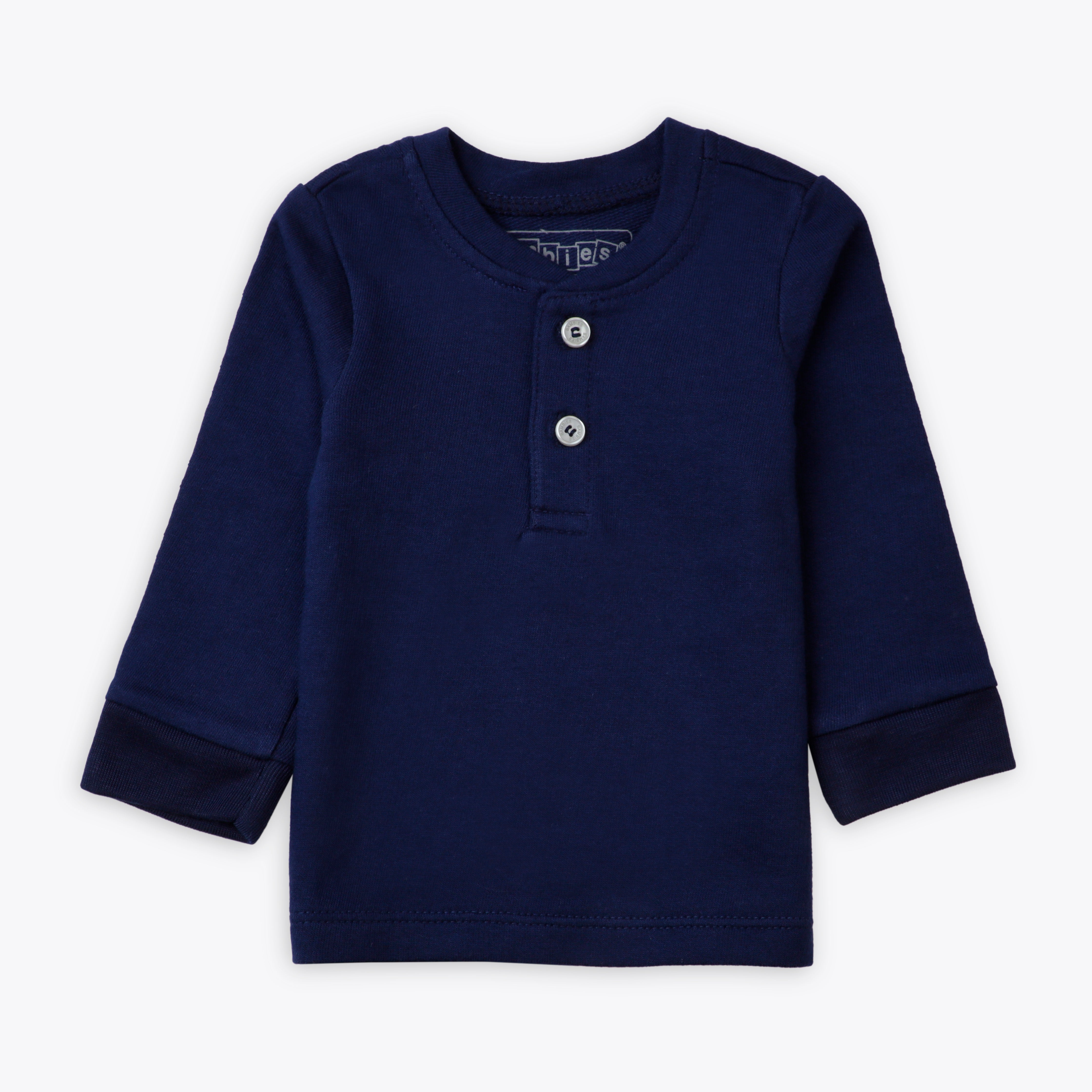 T-Shirt Long Sleeves Navy Infant