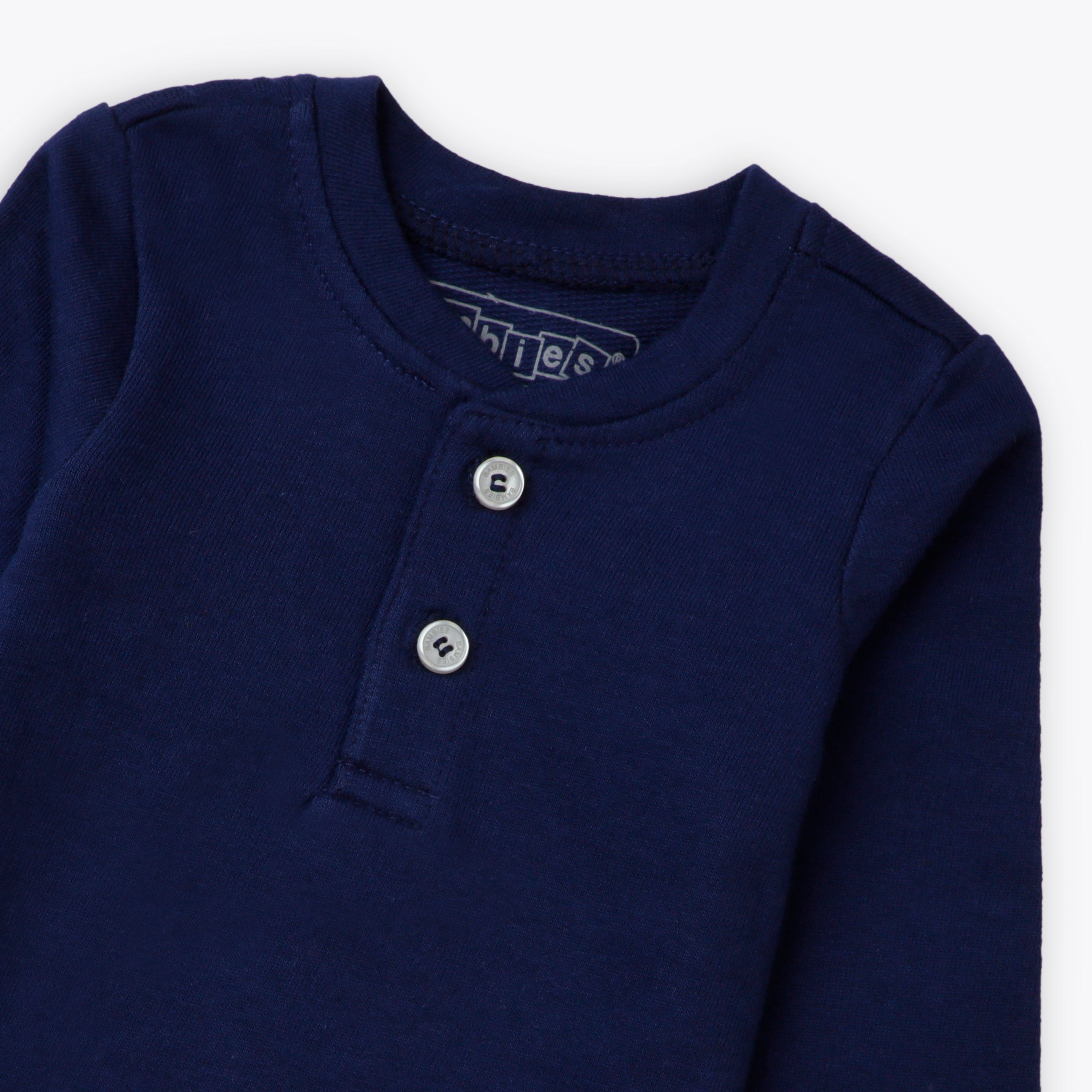 T-Shirt Long Sleeves Navy Infant
