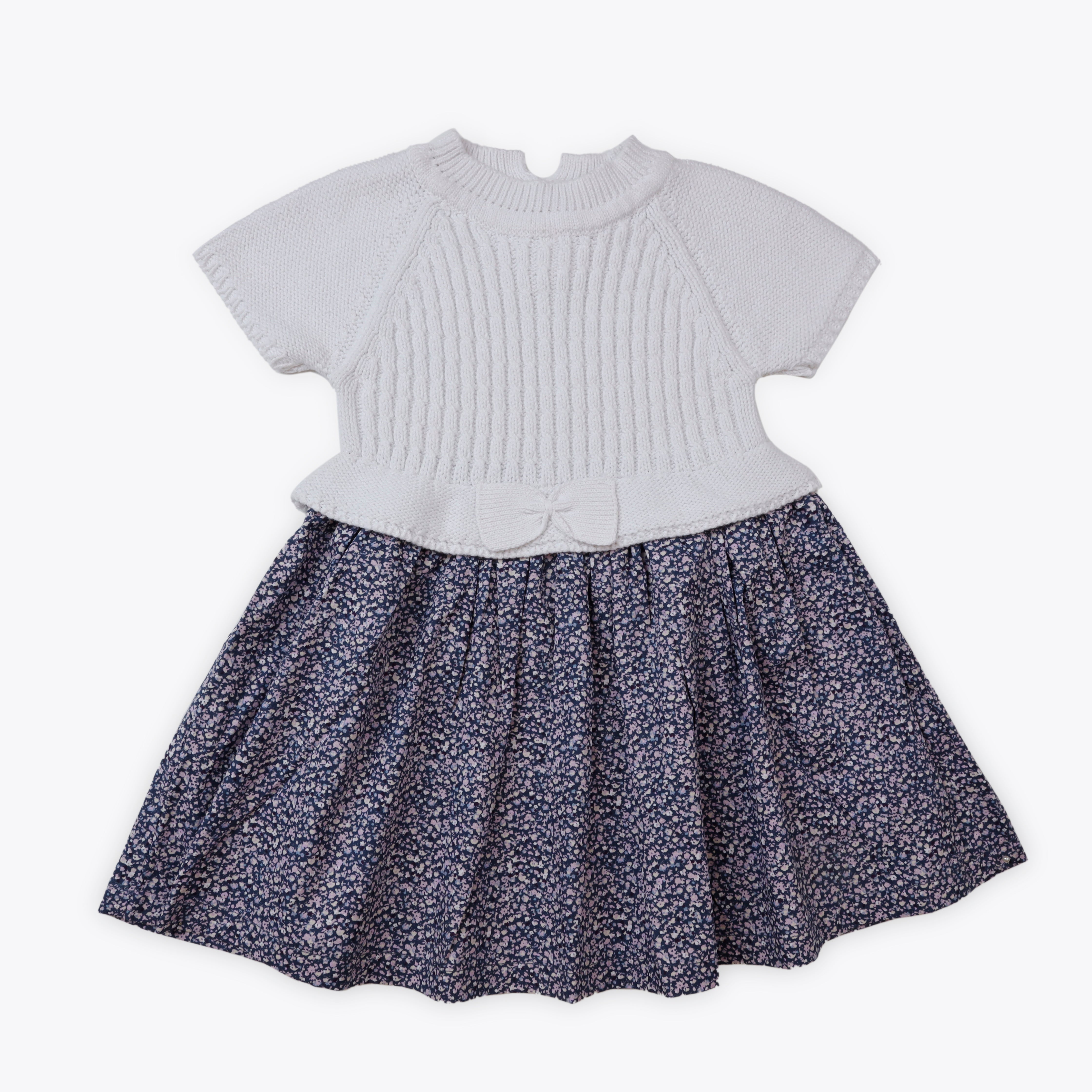 Frock Woolen White infant
