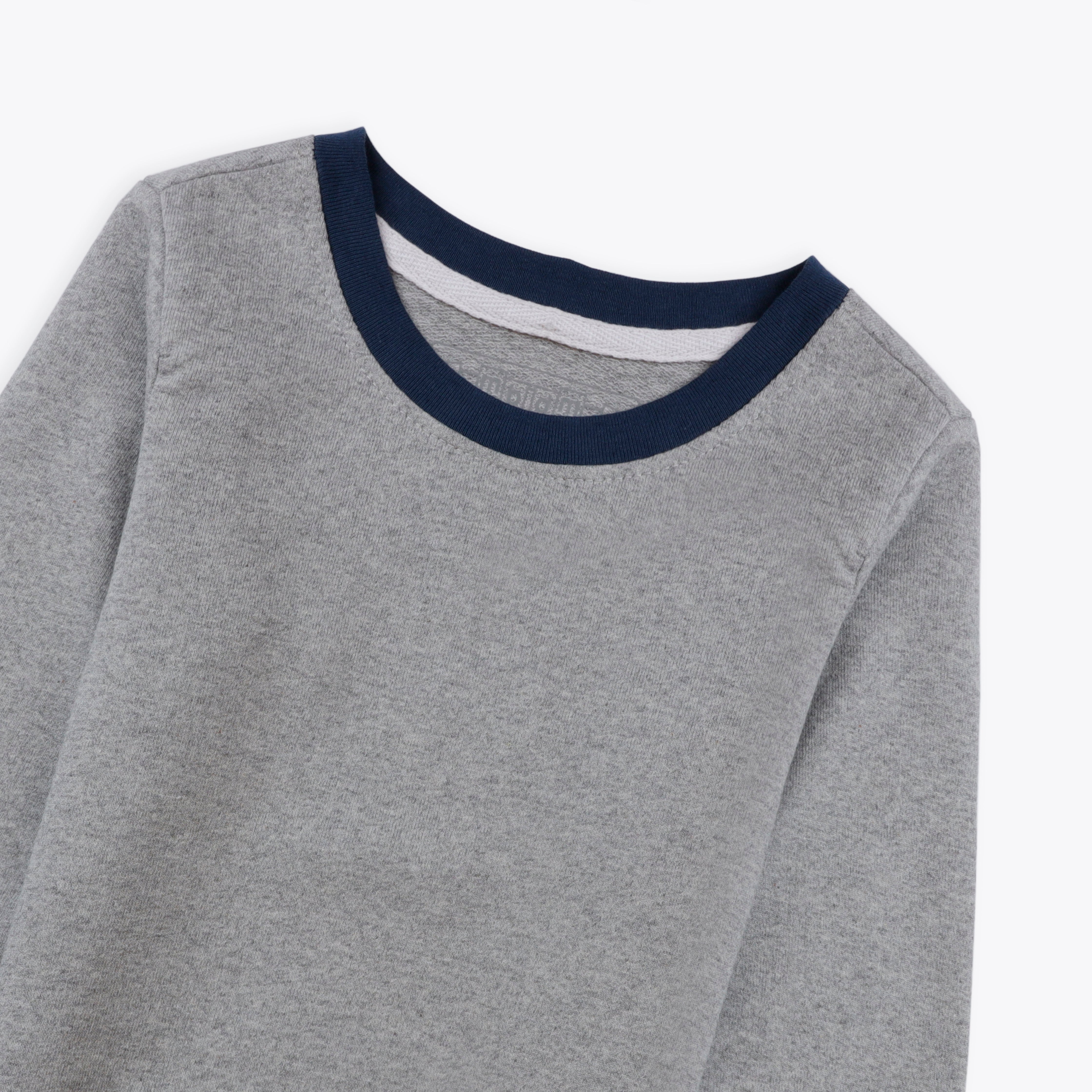 Sweatshirt Full Sleeves Light Grey Toddler