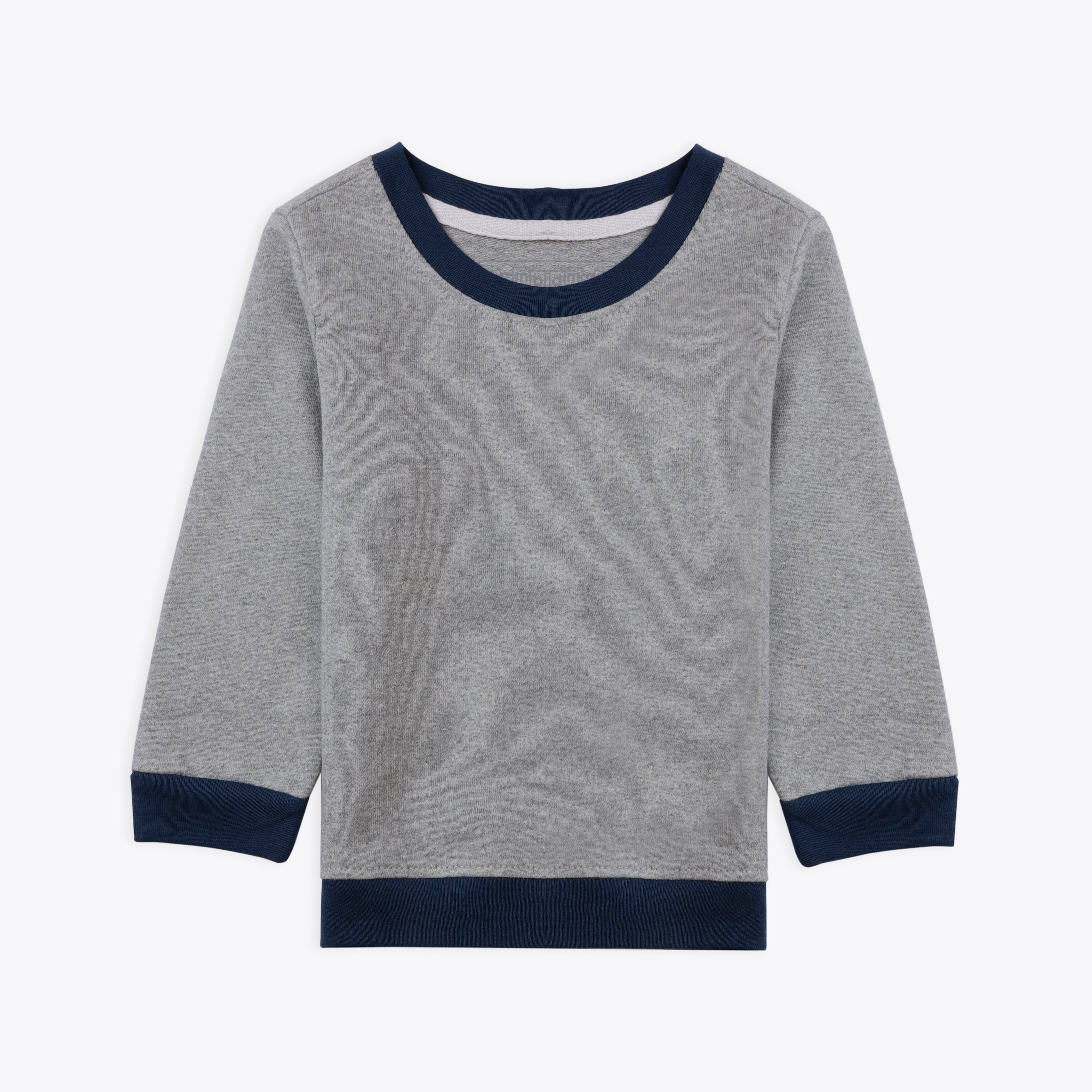Sweatshirt Full Sleeves Light Grey Toddler