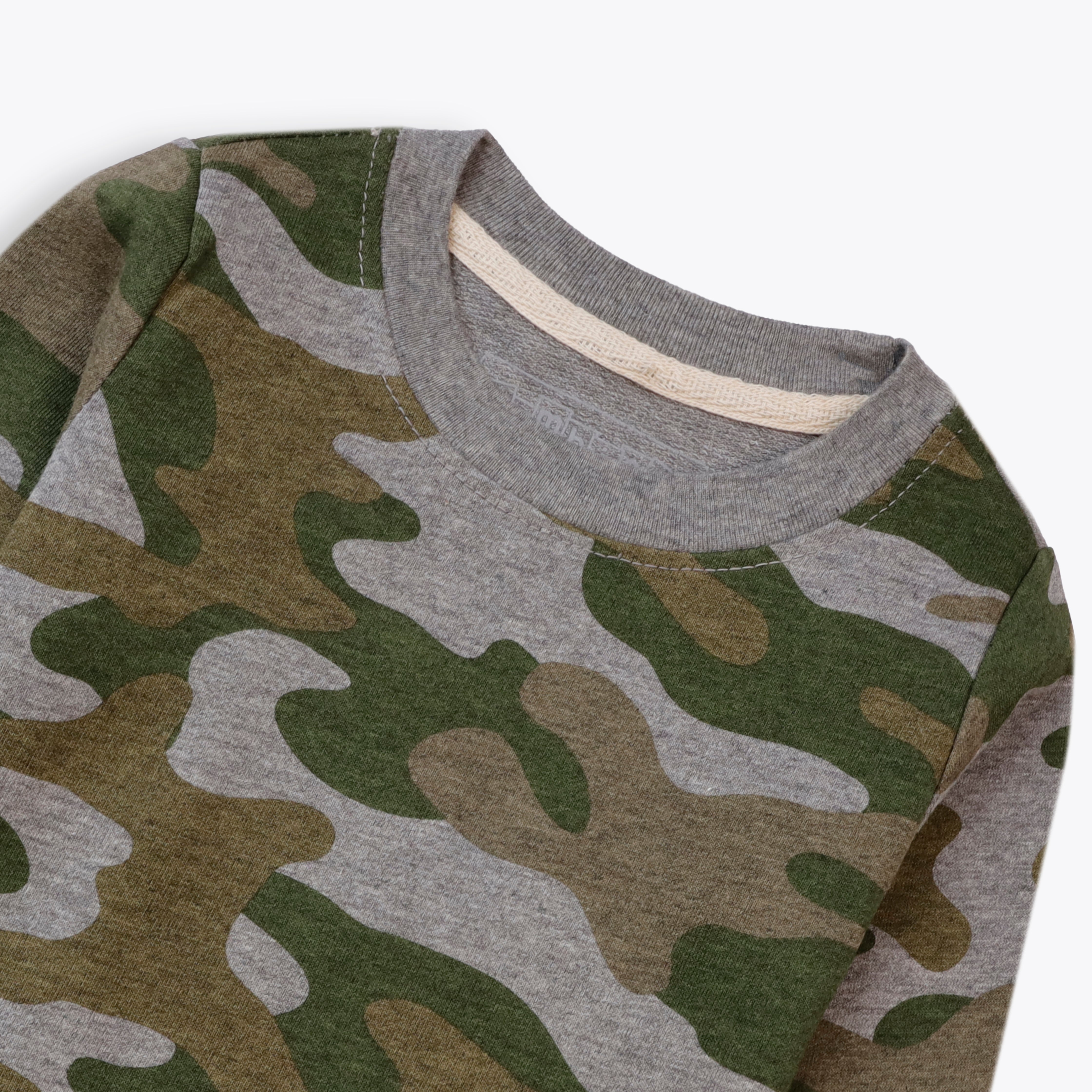 T-Shirt Fullsleeves Terry Camo Toddler