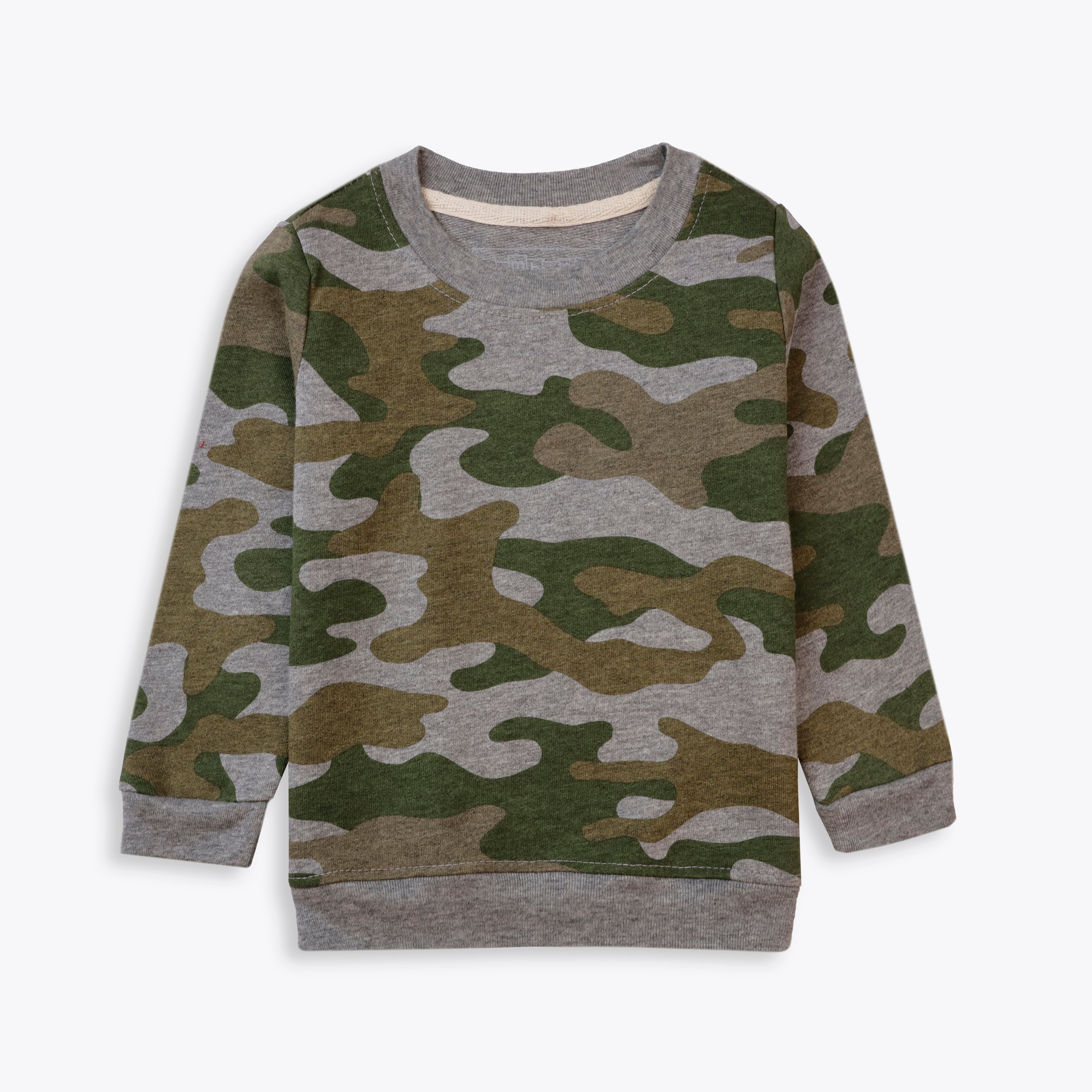 T-Shirt Fullsleeves Terry Camo Toddler