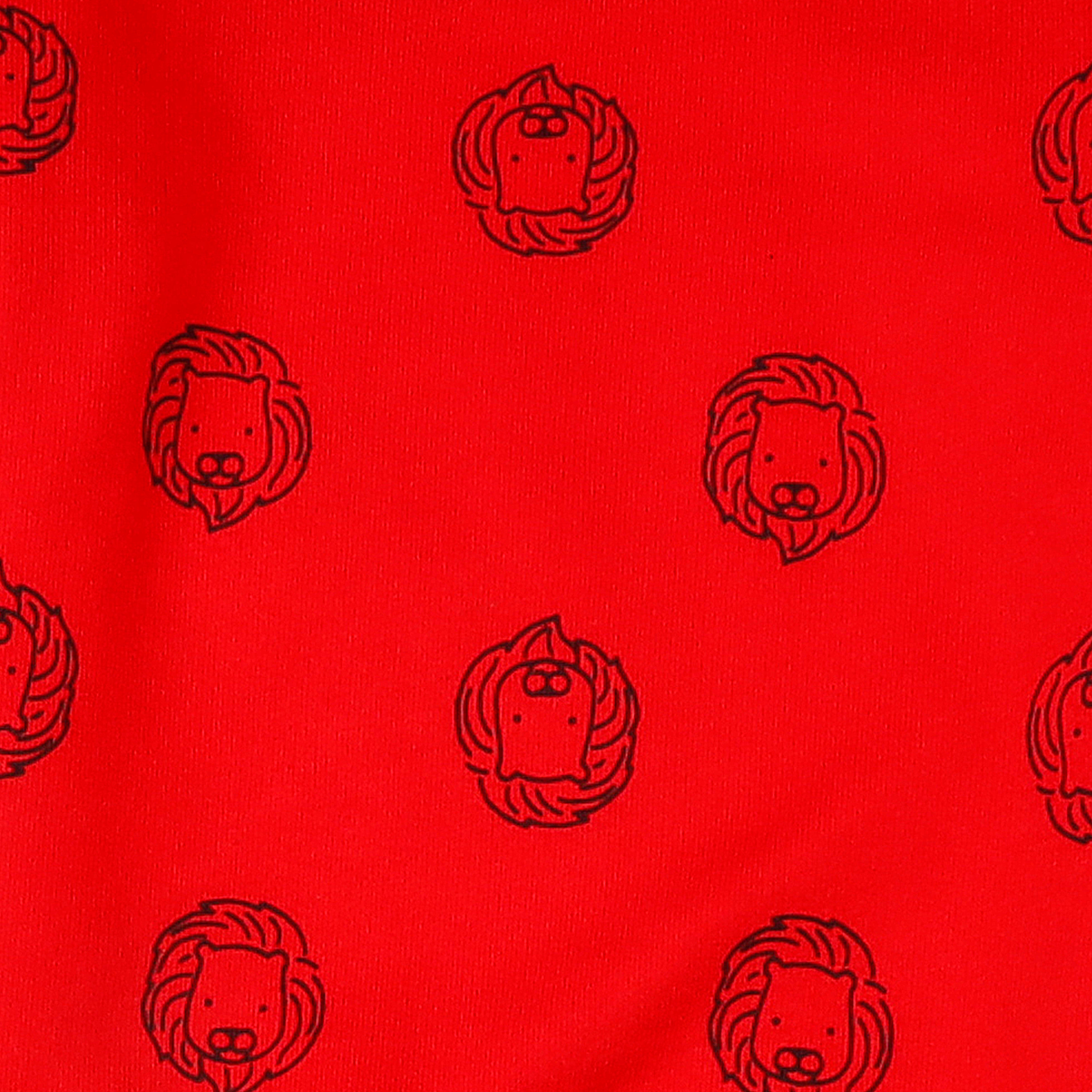Suit 2 Piece Red Infant