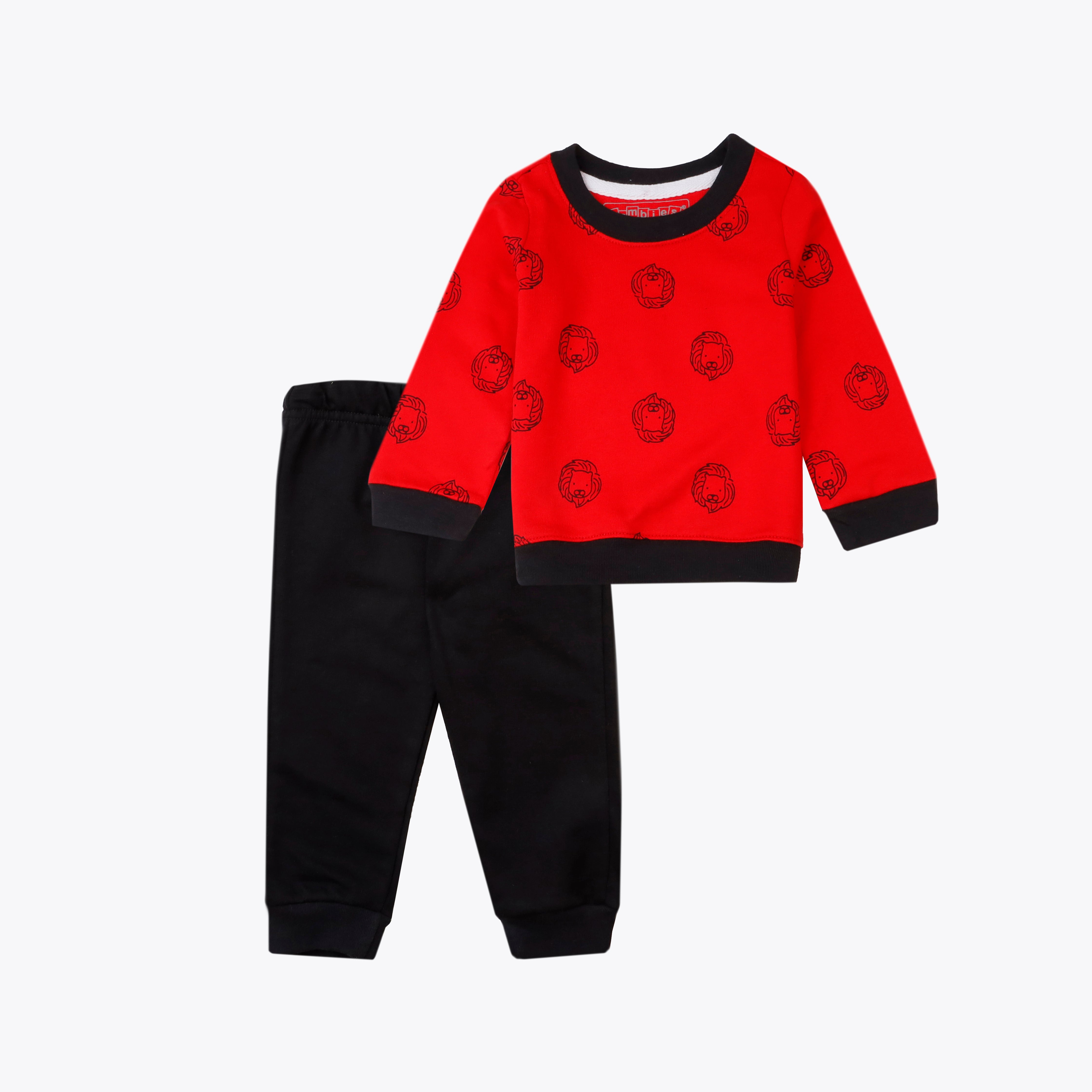 Suit 2 Piece Red Infant