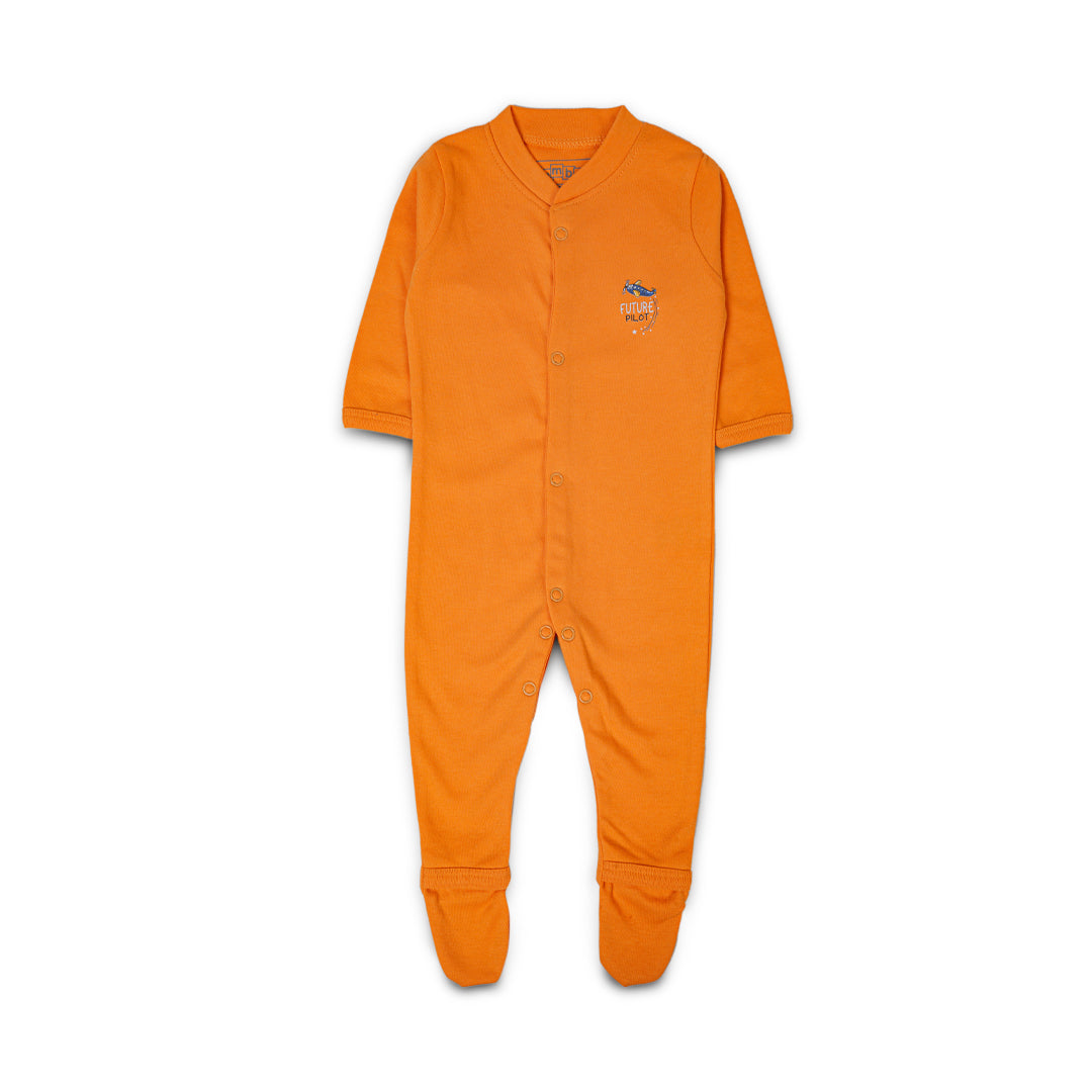 Zubaida's Bambies 3 Pcs Sleep Suit "Pilot Theme"