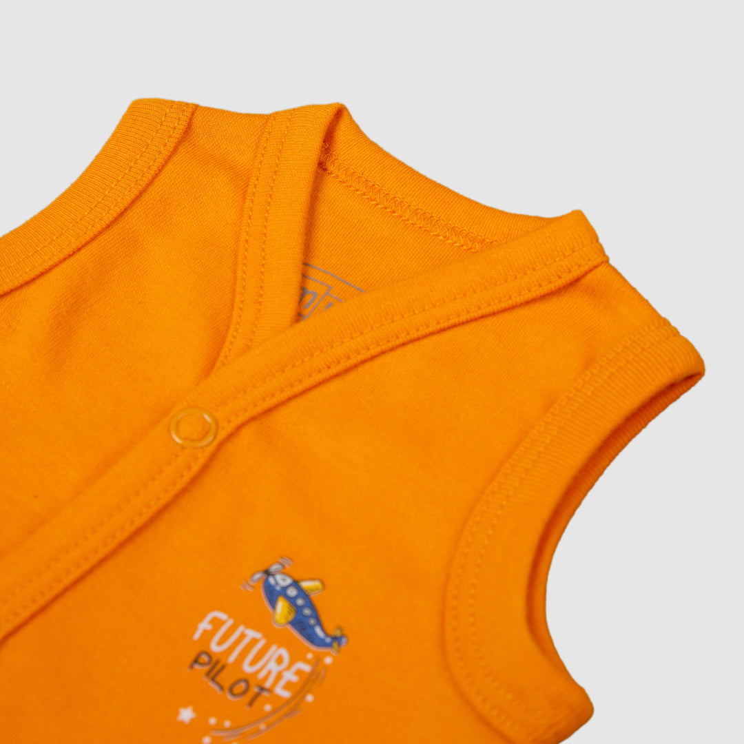 Vest Set of 3 Mustard Pilot