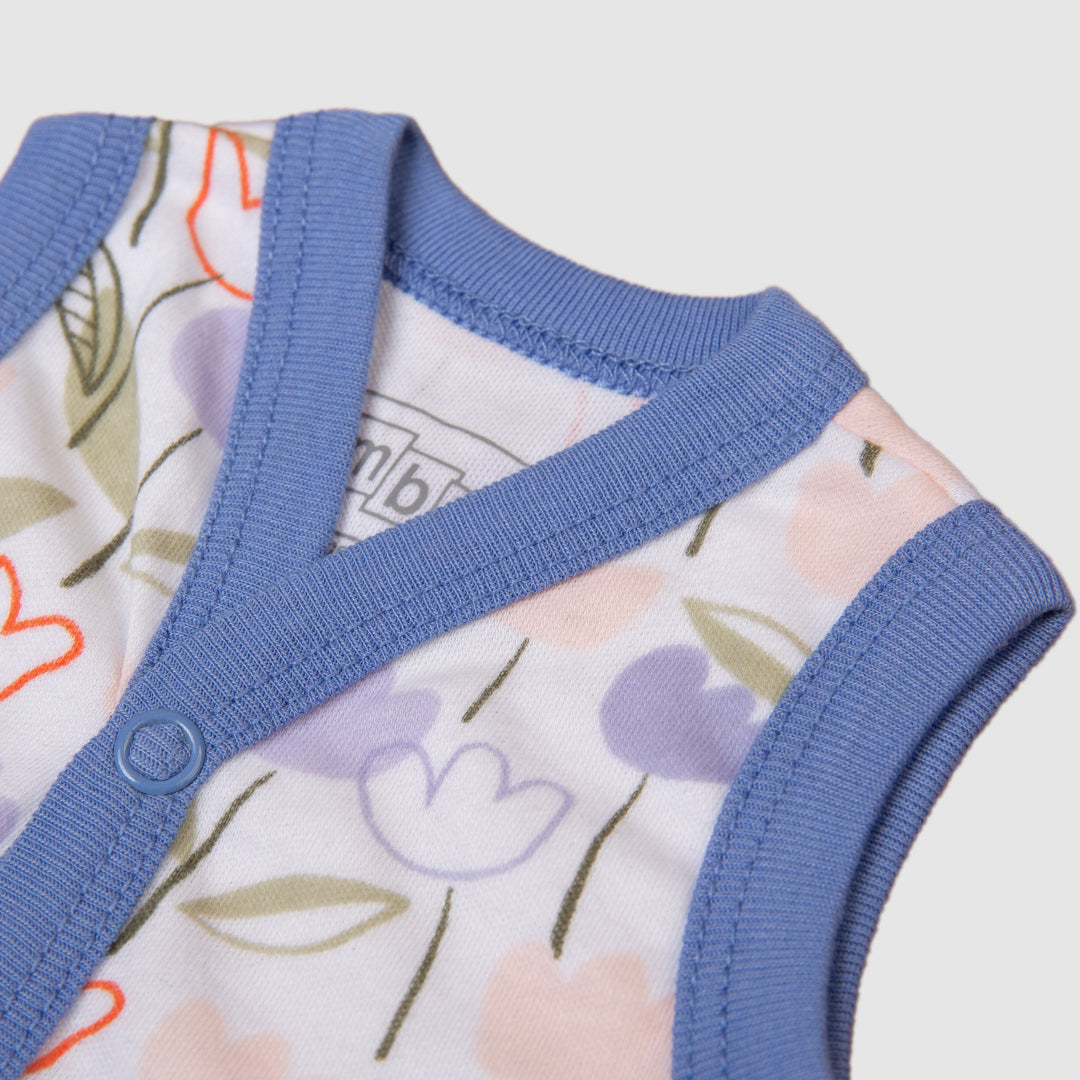 Vest Set of 3 Lilac Blooming