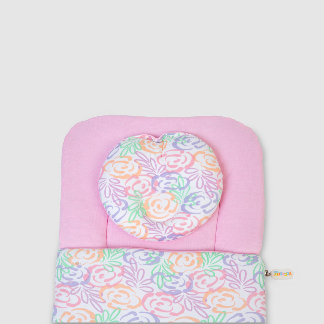 Carry Nest Baby Pink Flowers