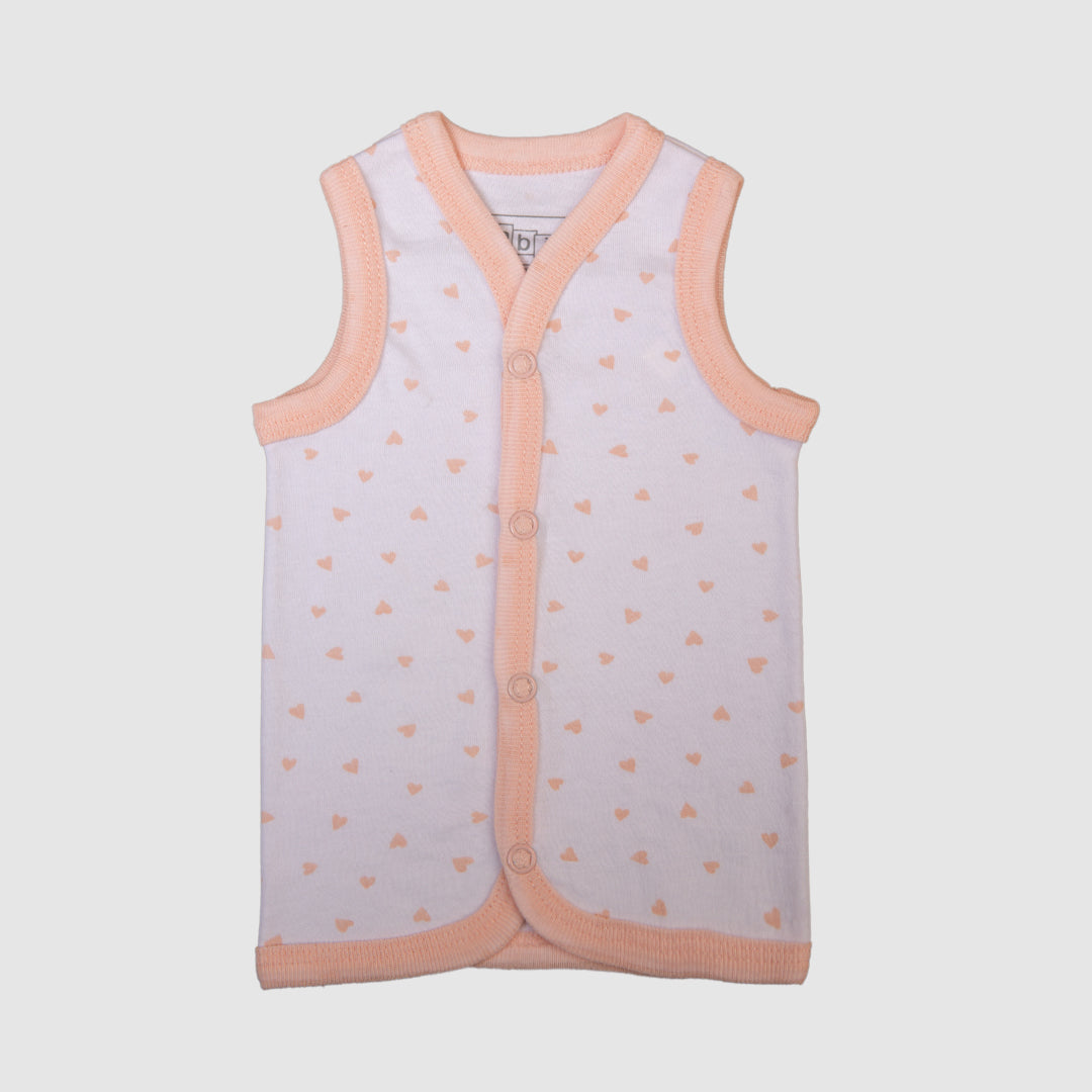 Vest Set of 3 Light Pink Blooming