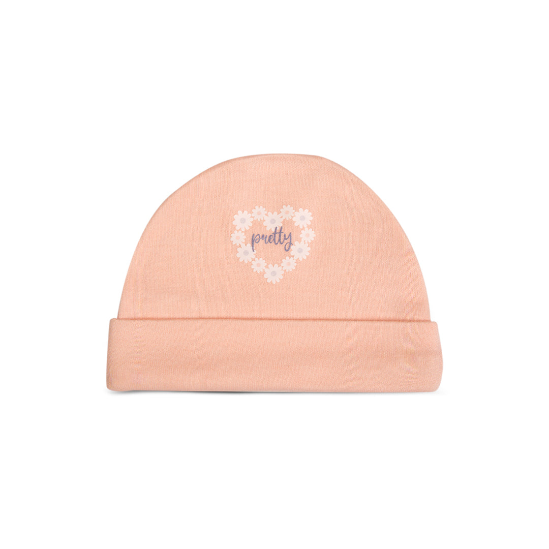 Cap Light Pink Pretty Heart