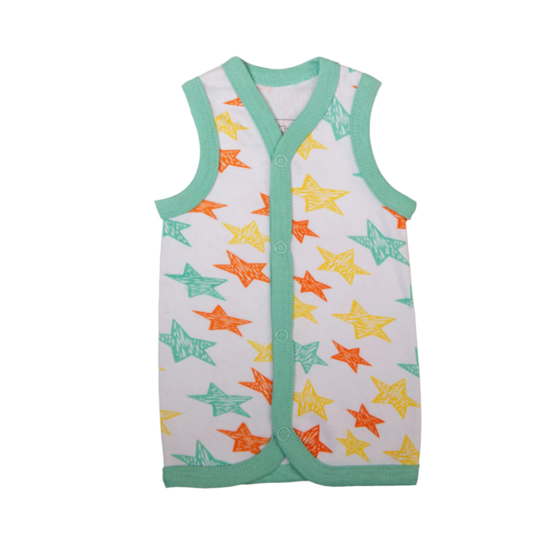 Zubaida's Bambies Vest 3 Pcs "Night Stars Theme"