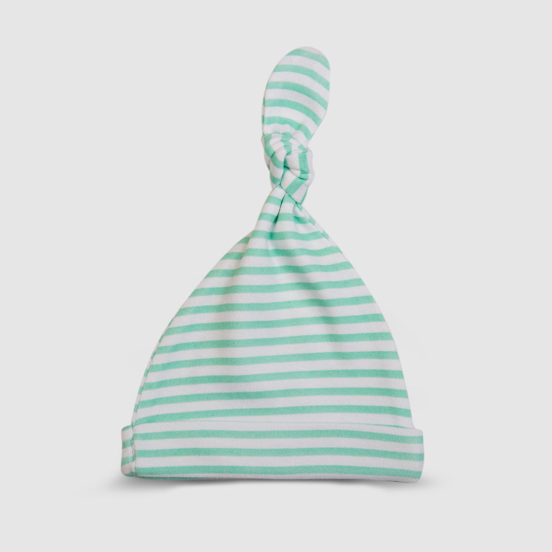 Cap Knotted Ferozi Stripes