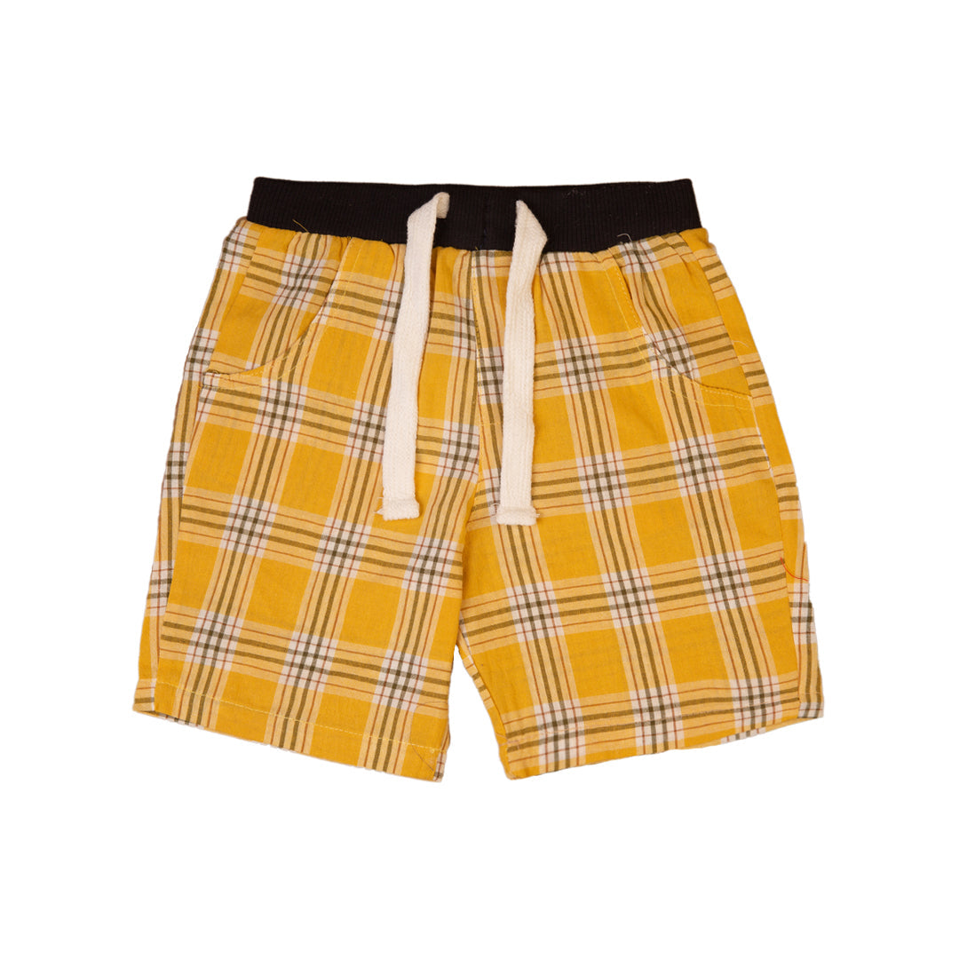 Zubaida's Yellow Plaid Short - Zubaidas Officialâ„¢