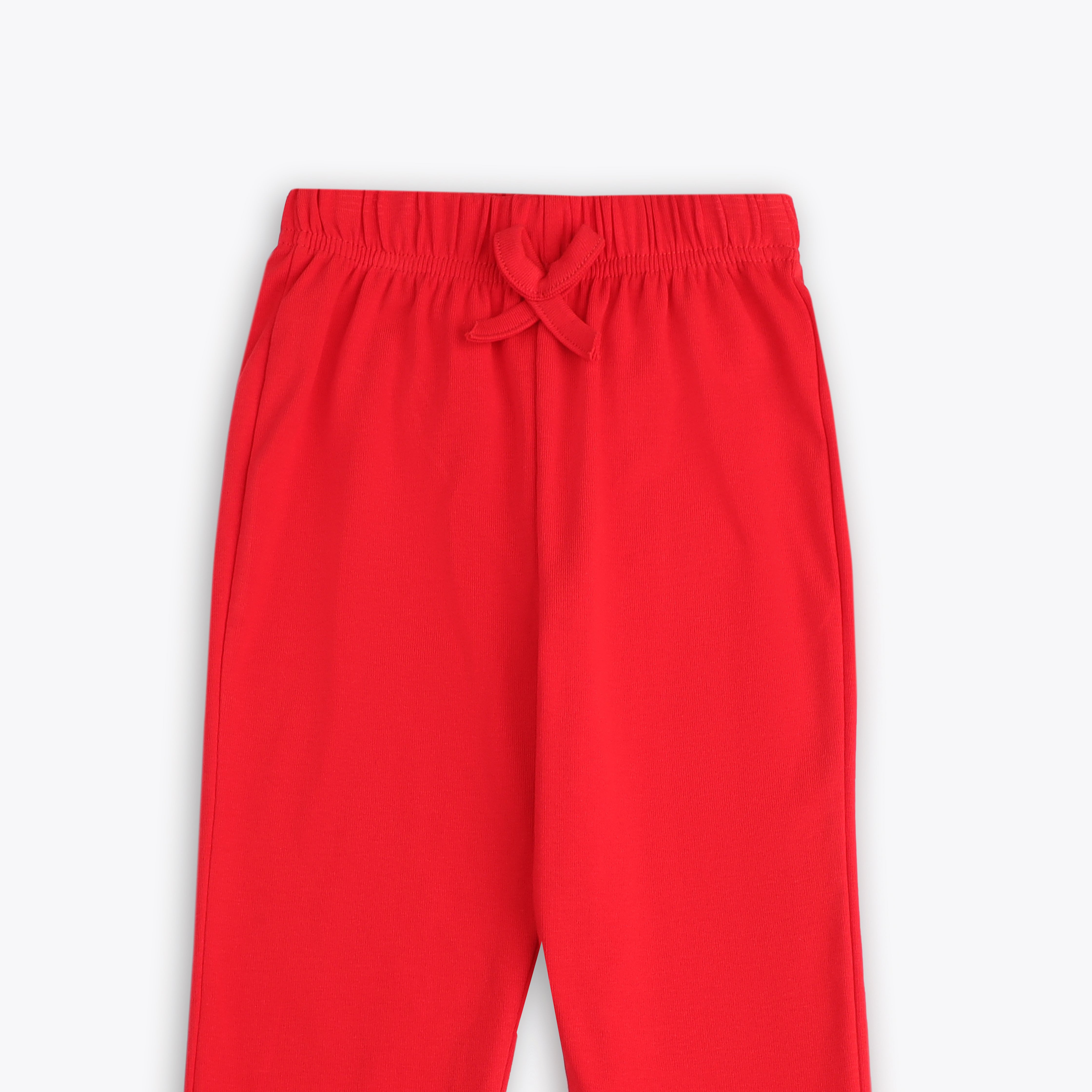 Tights Side Button Red