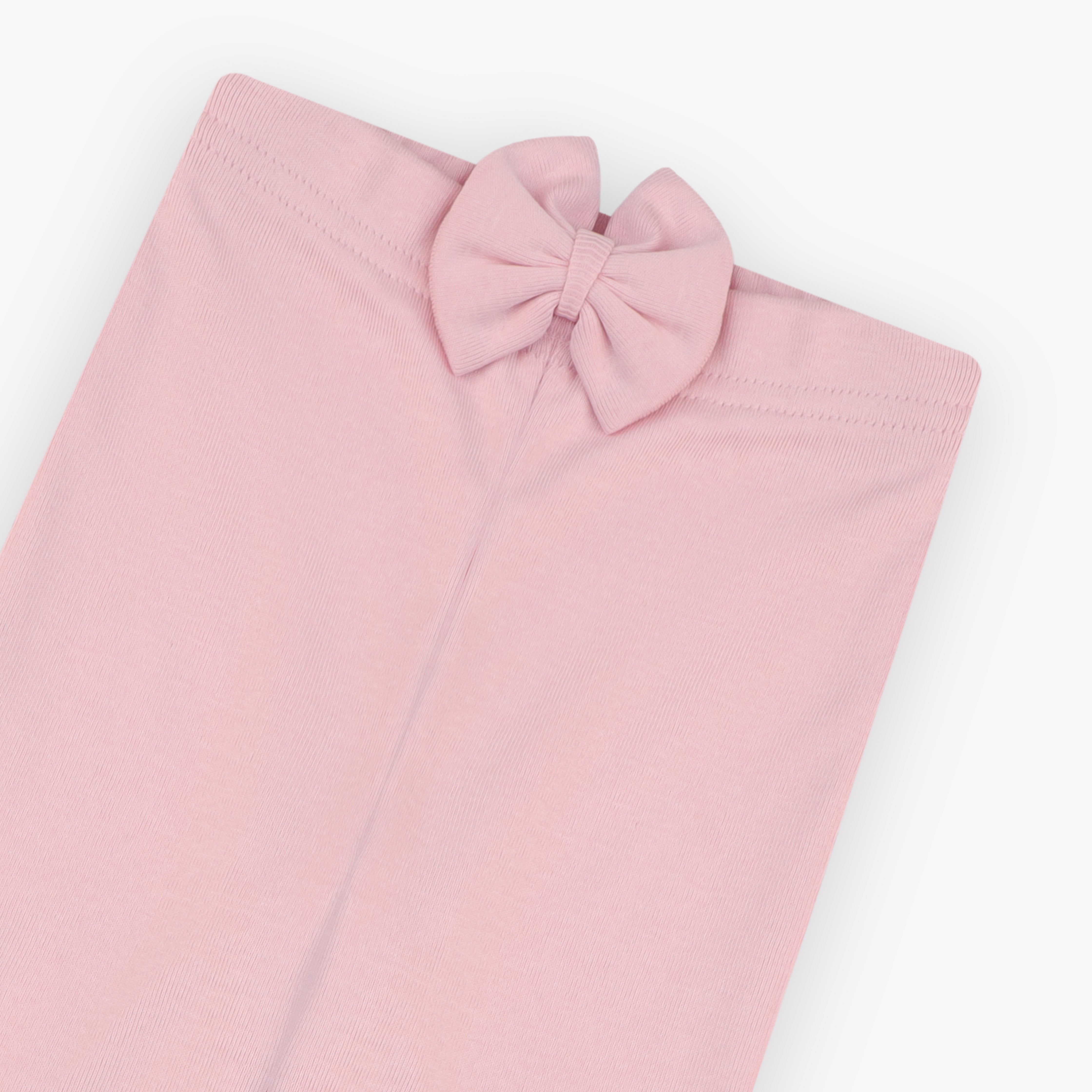Tights Front Bow Light Pink