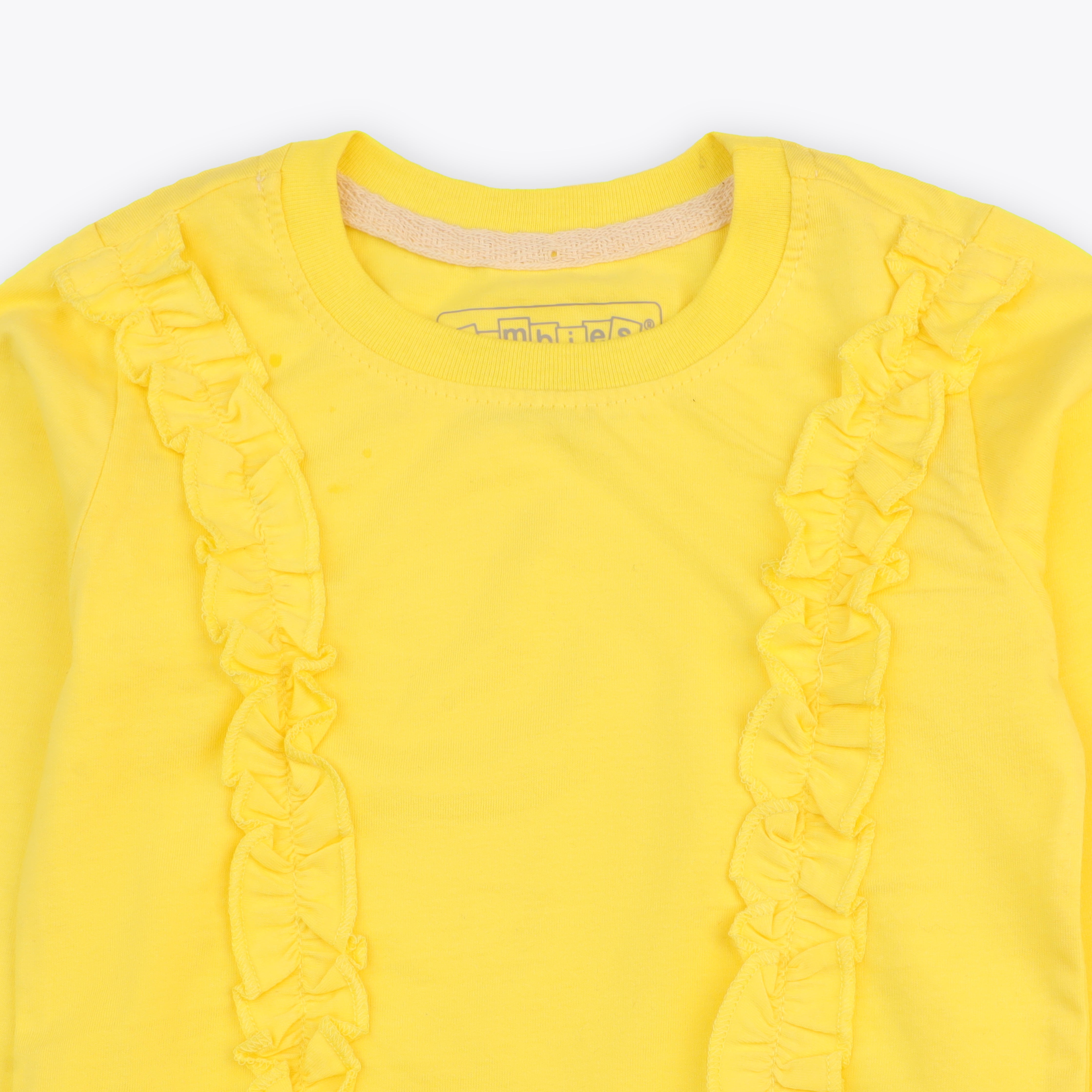 Sweatshirt Boderie Frill Neon