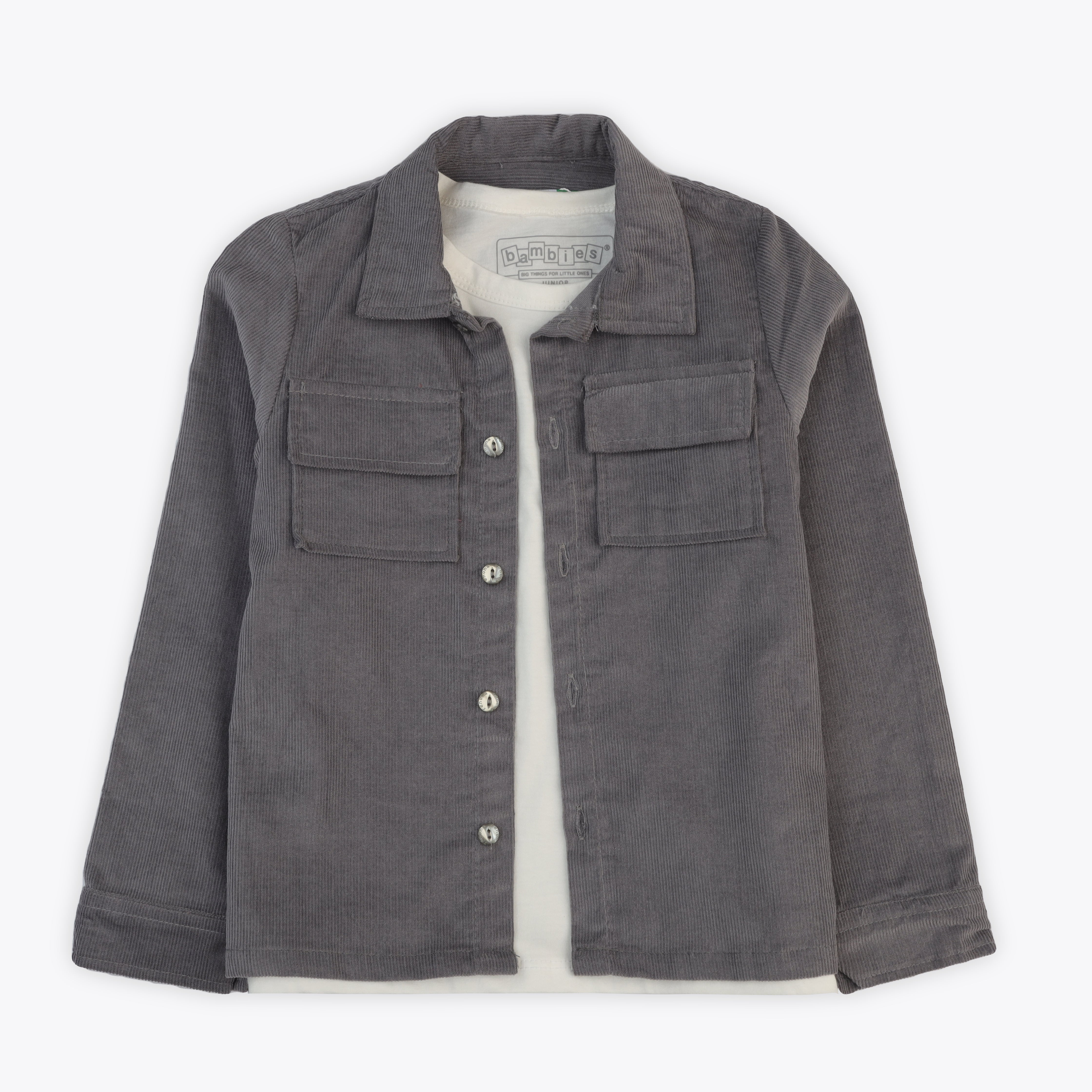 Shirt With Inner Grey