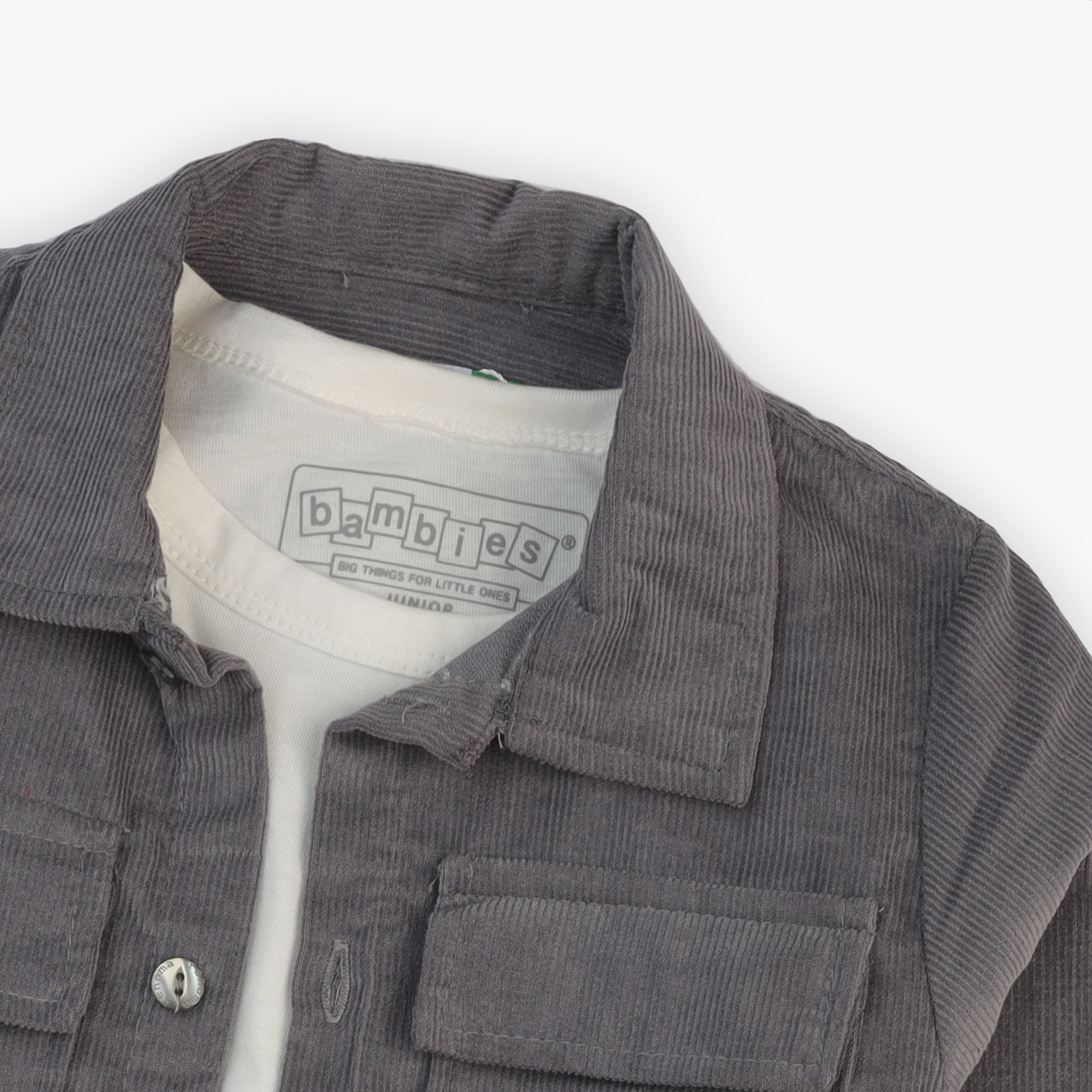 Shirt With Inner Grey