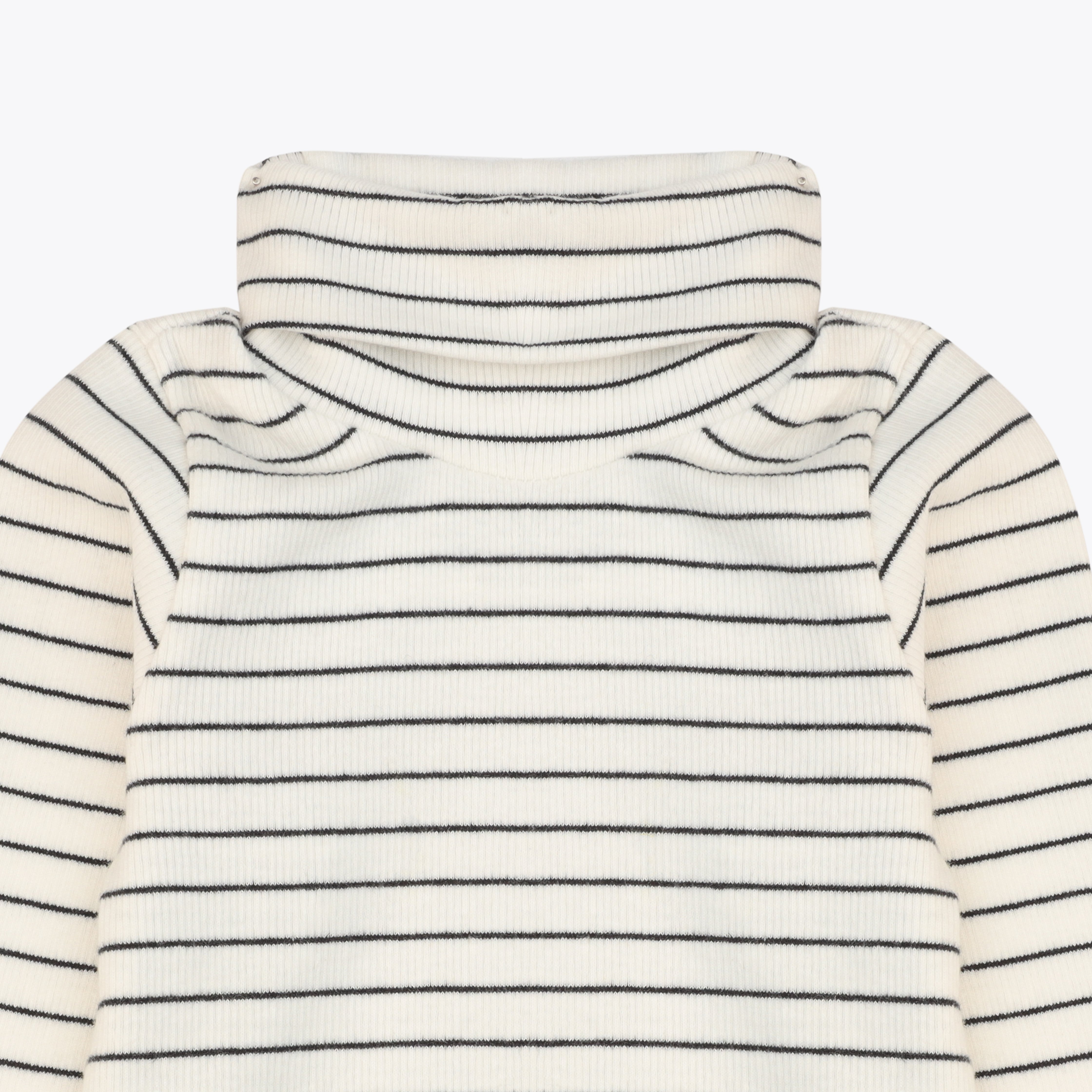Turtleneck White Stripe
