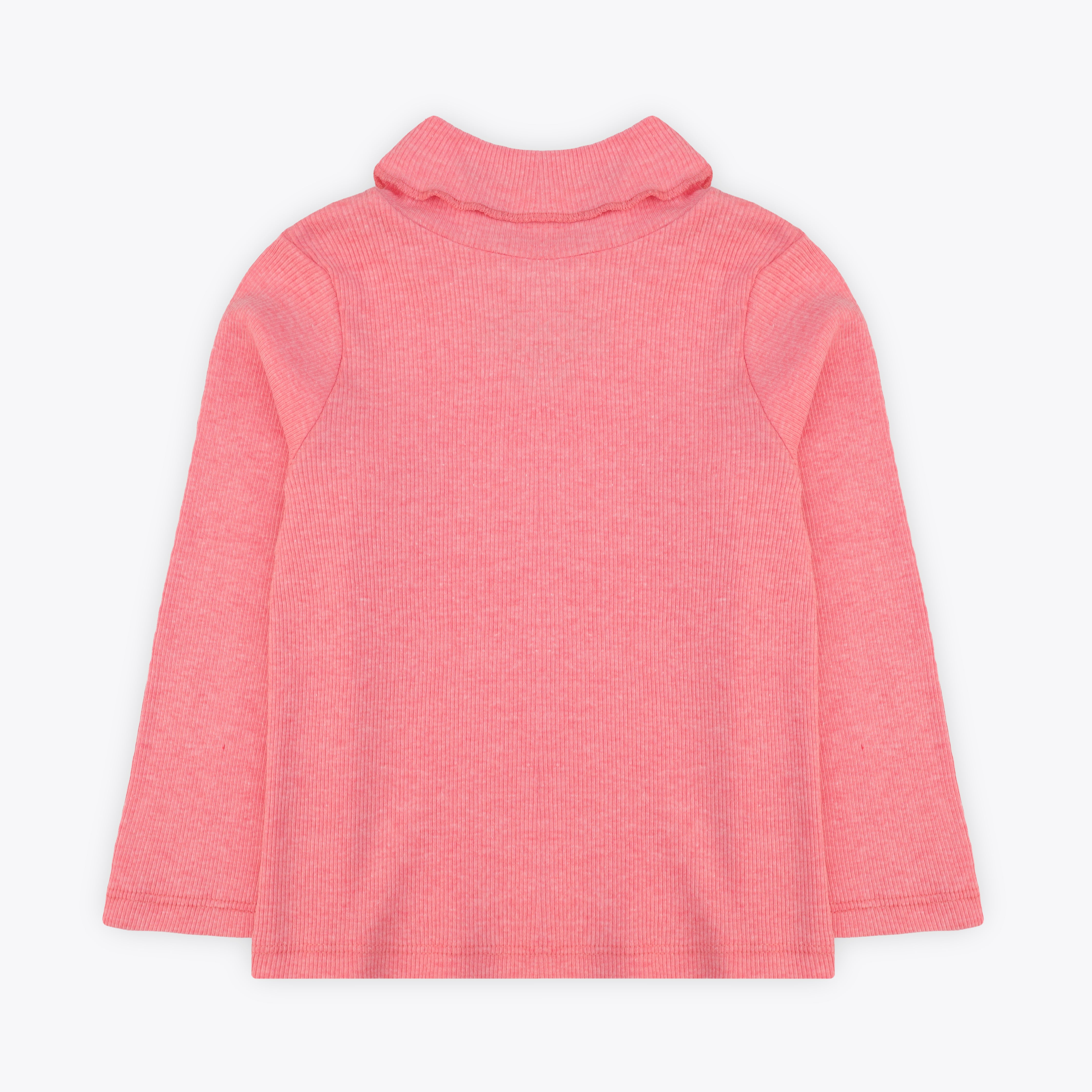 Sweatshirt Turtle Neck Pink