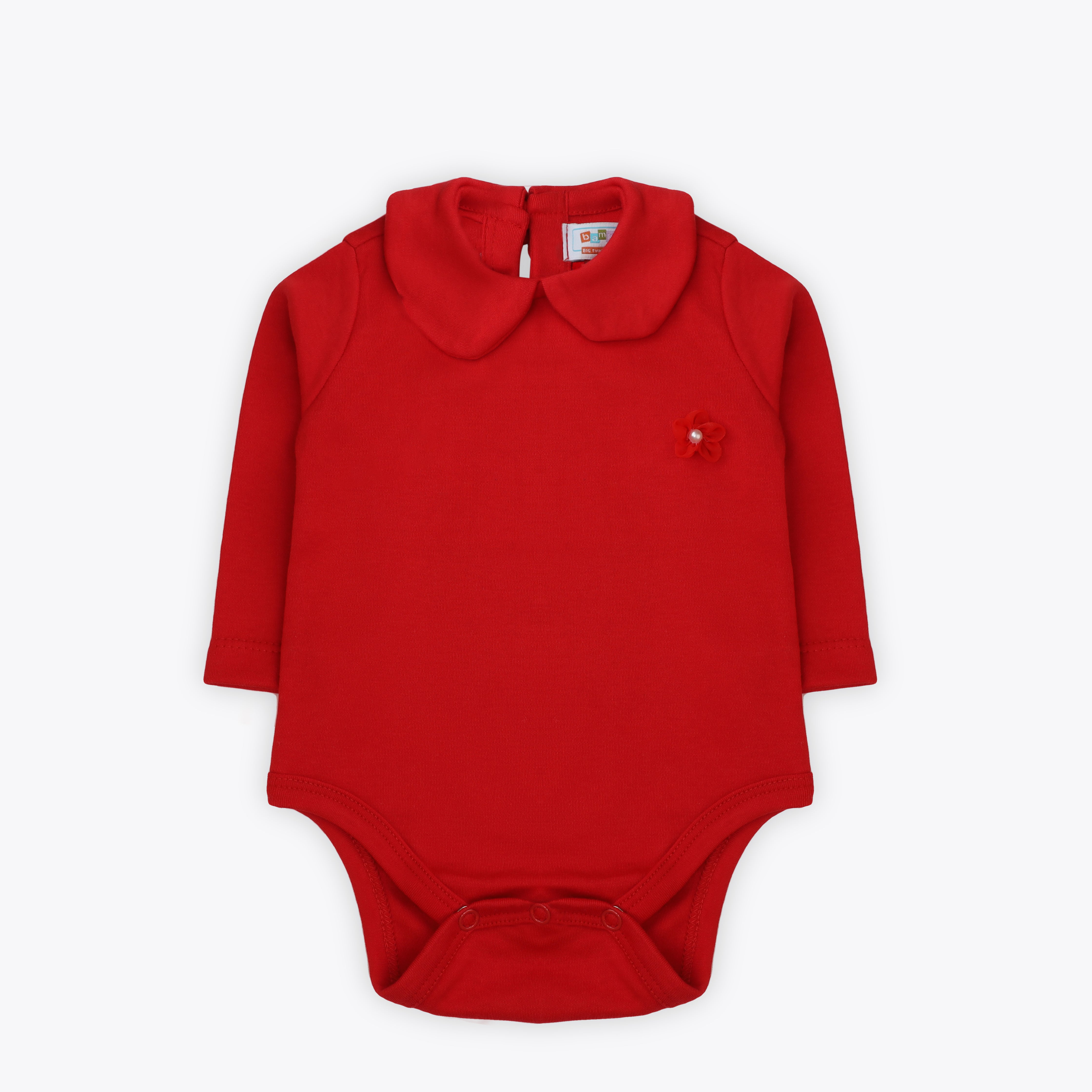 Bodysuit Collar Red
