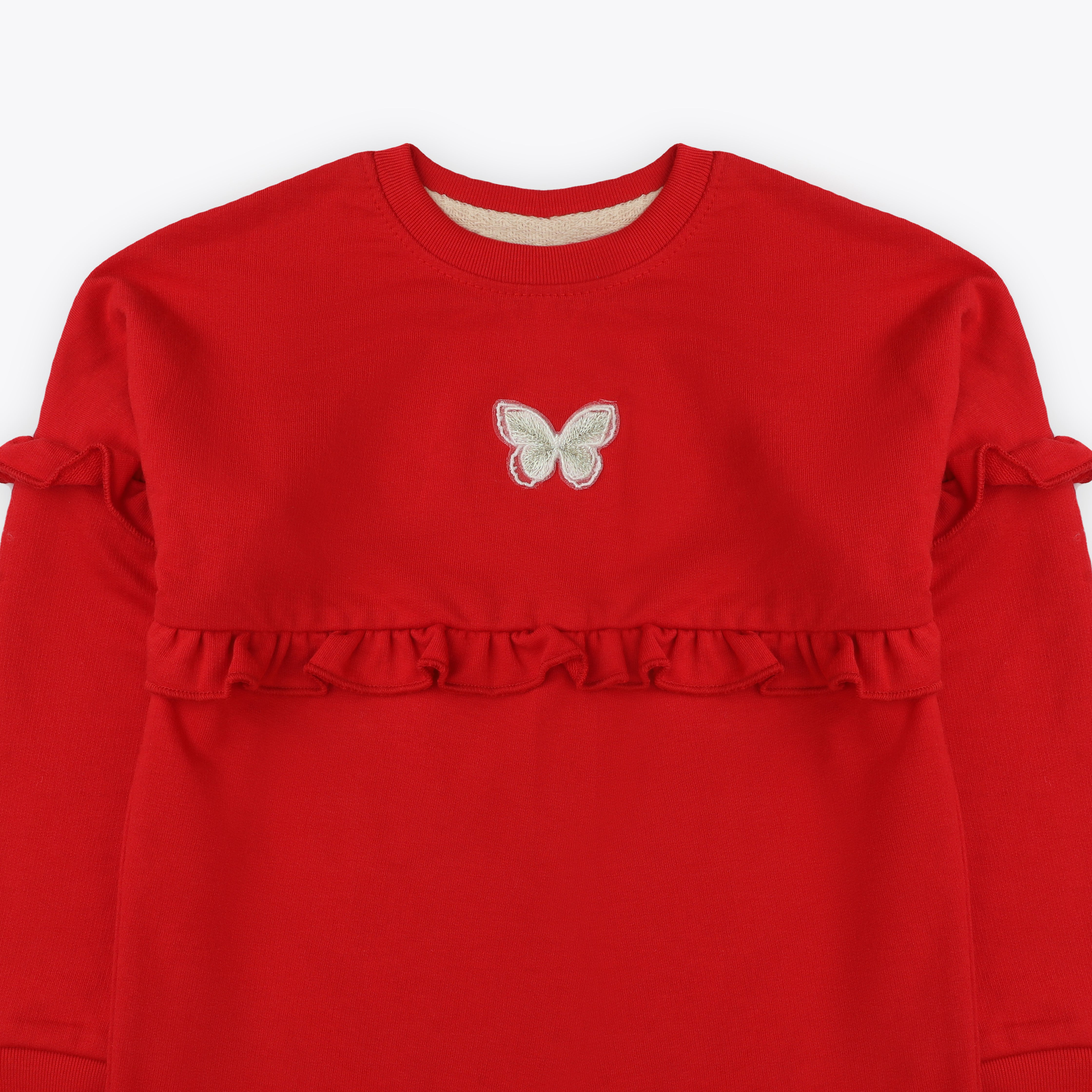 T-shirt Ruffle Red