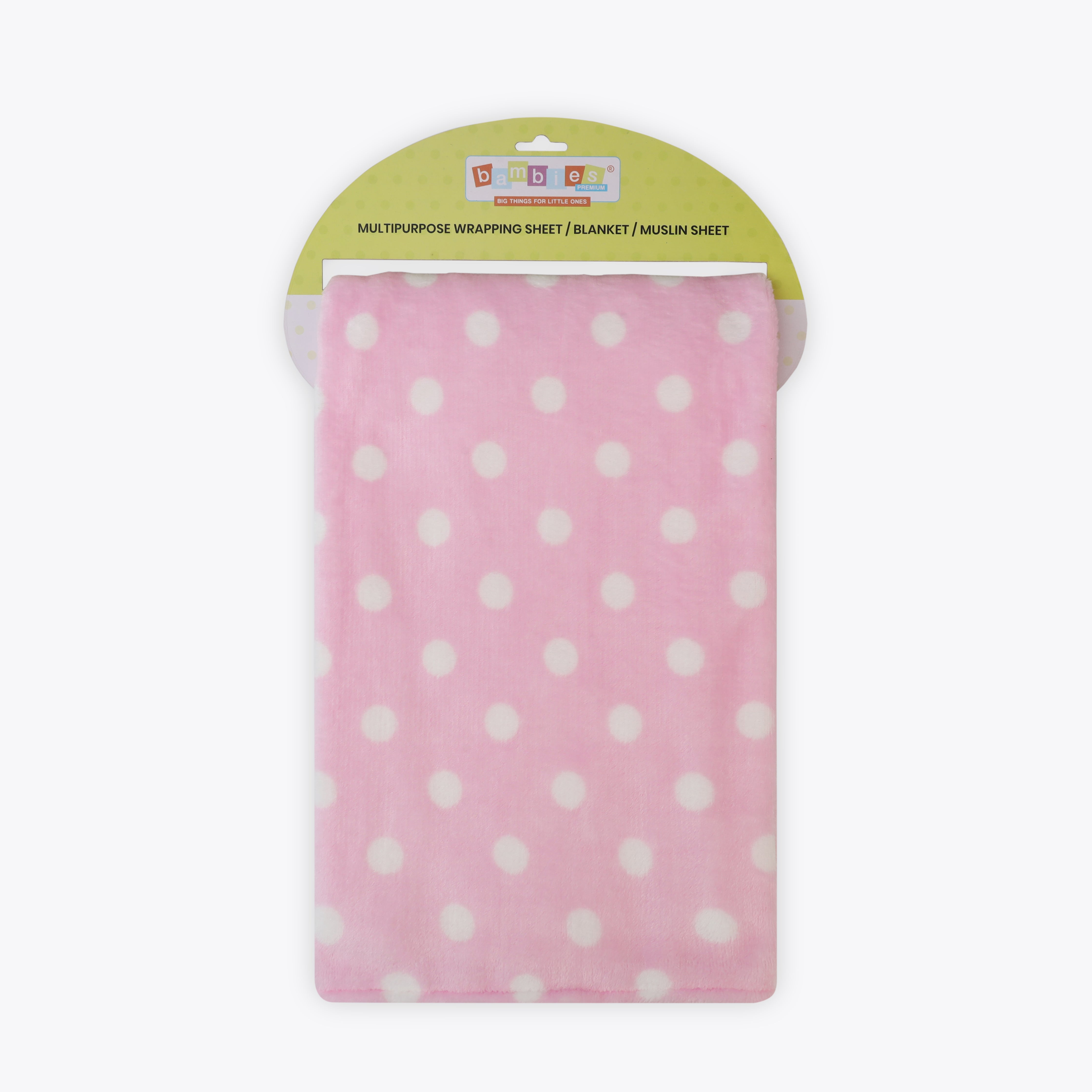 Blanket Fleece Polka Pink