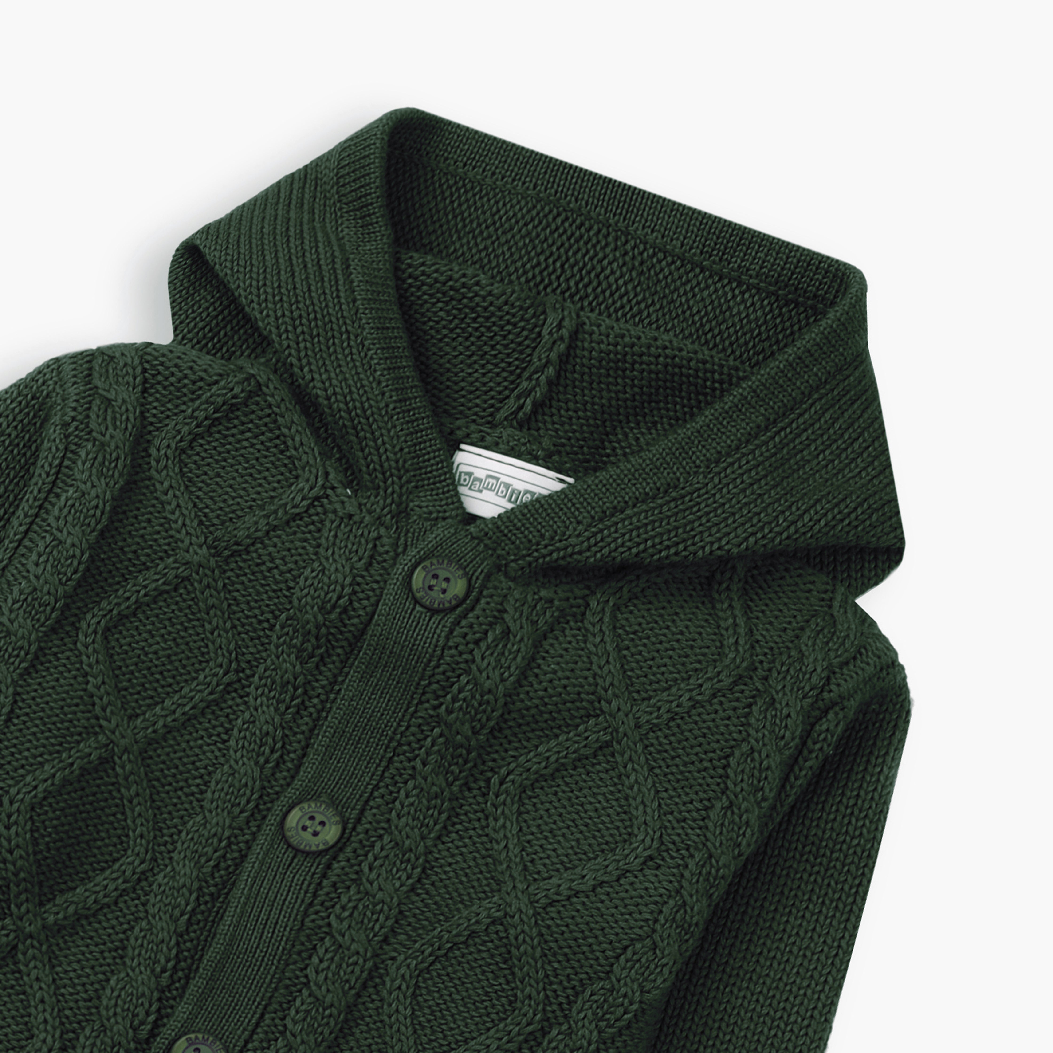 Romper Hooded Green Infant