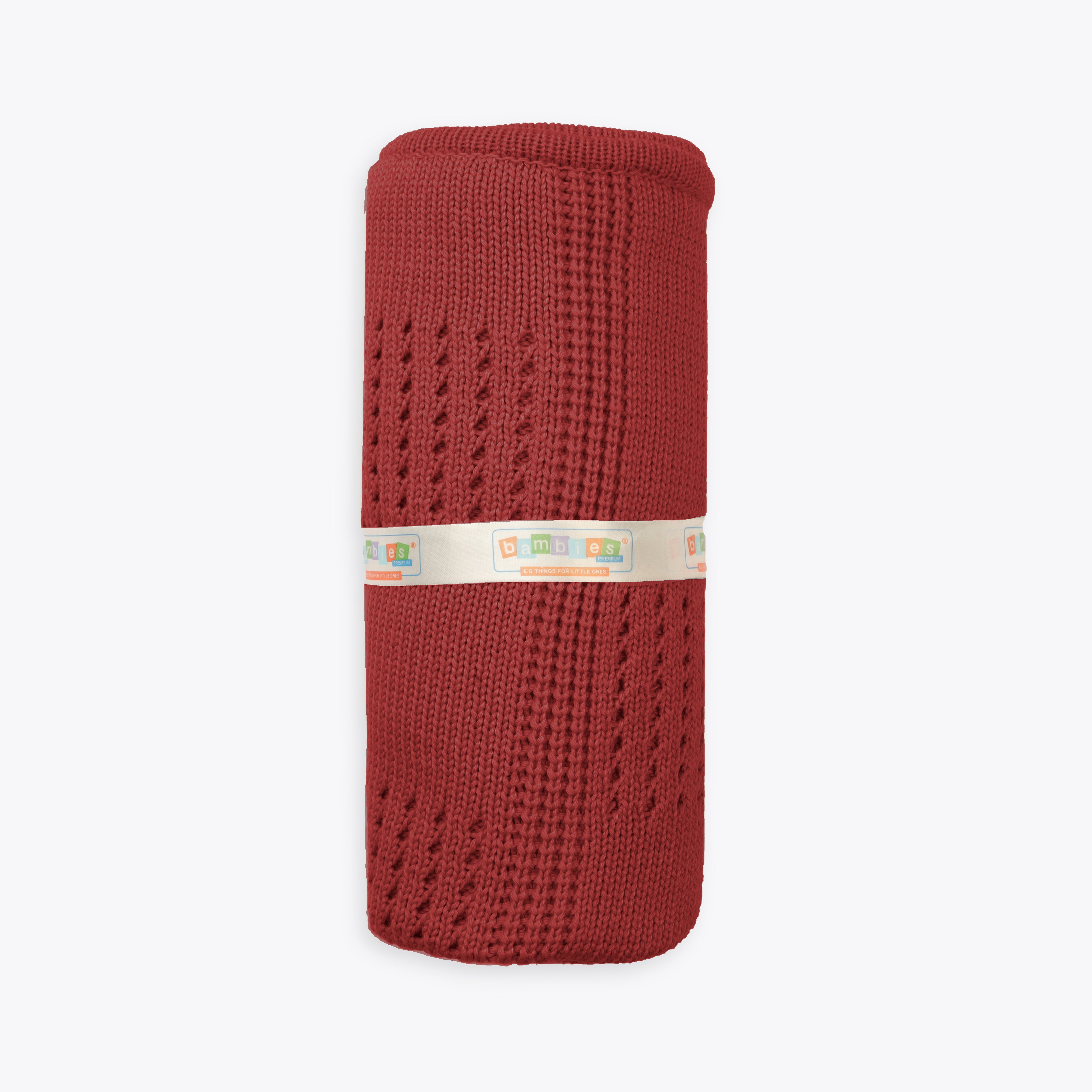 Blanket Woolen Solid Box Style Maroon