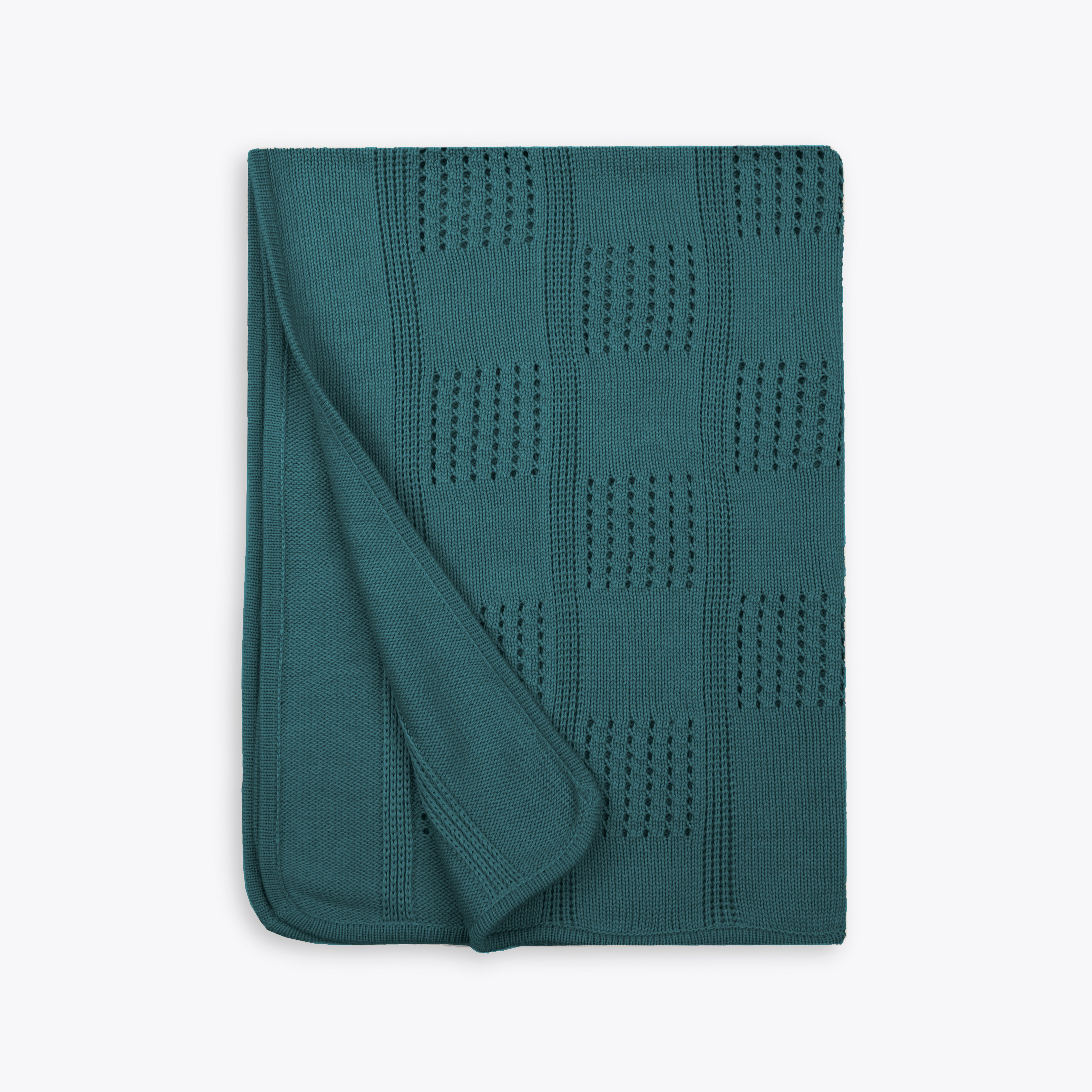 Blanket Woolen Solid Box Style Dark Green