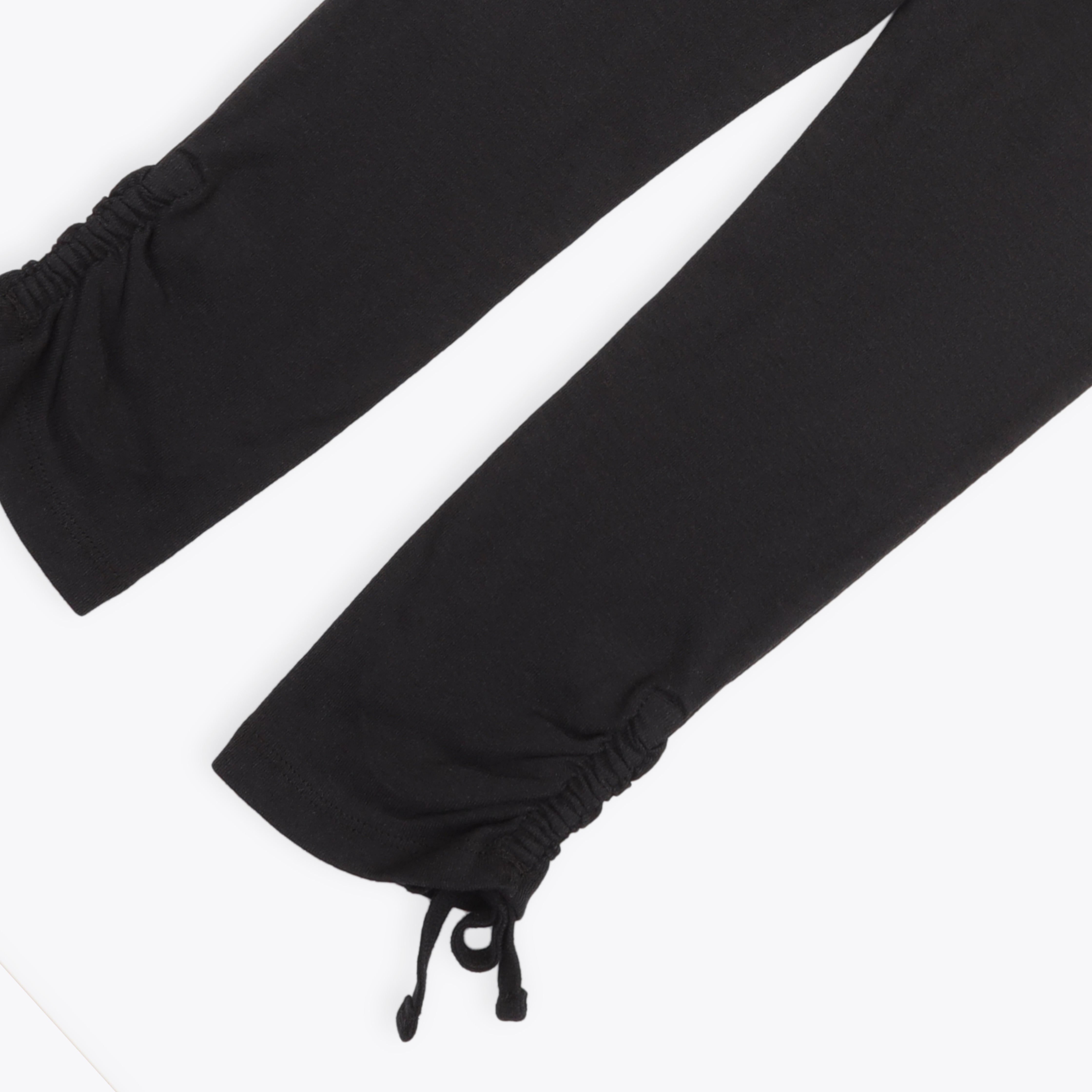 Tights Elastic Black Toddler