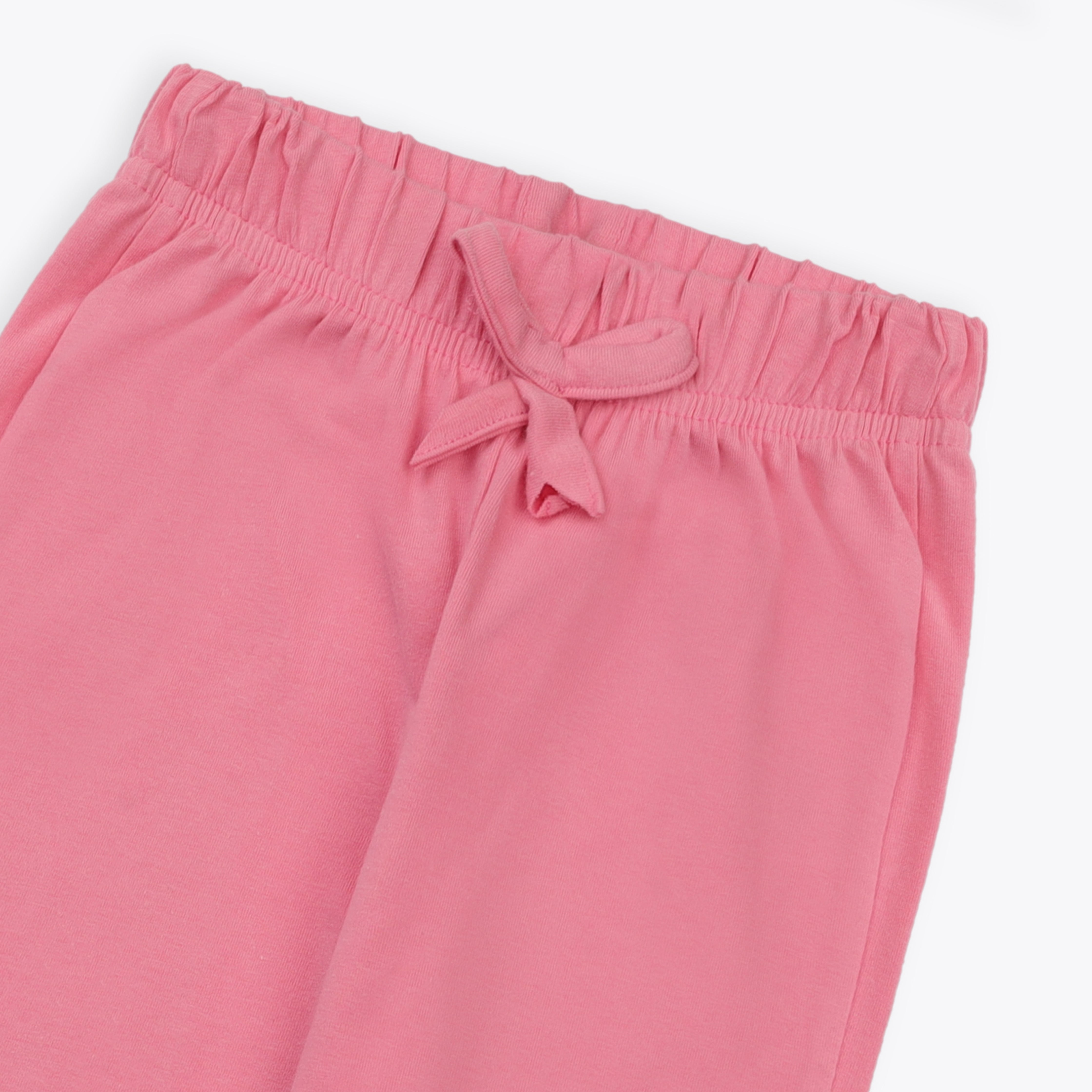 Tights Side Button Pink