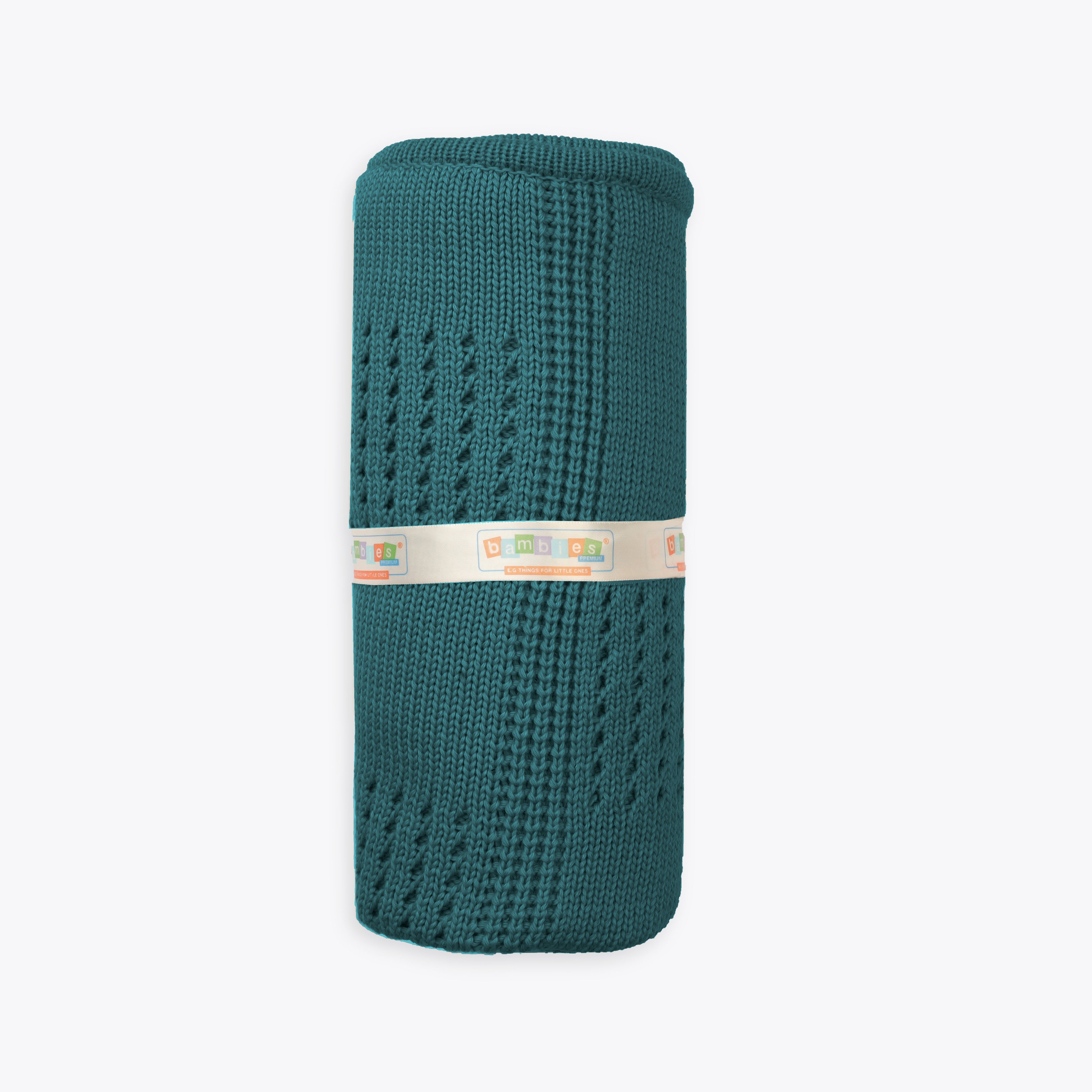Blanket Woolen Solid Box Style Dark Green