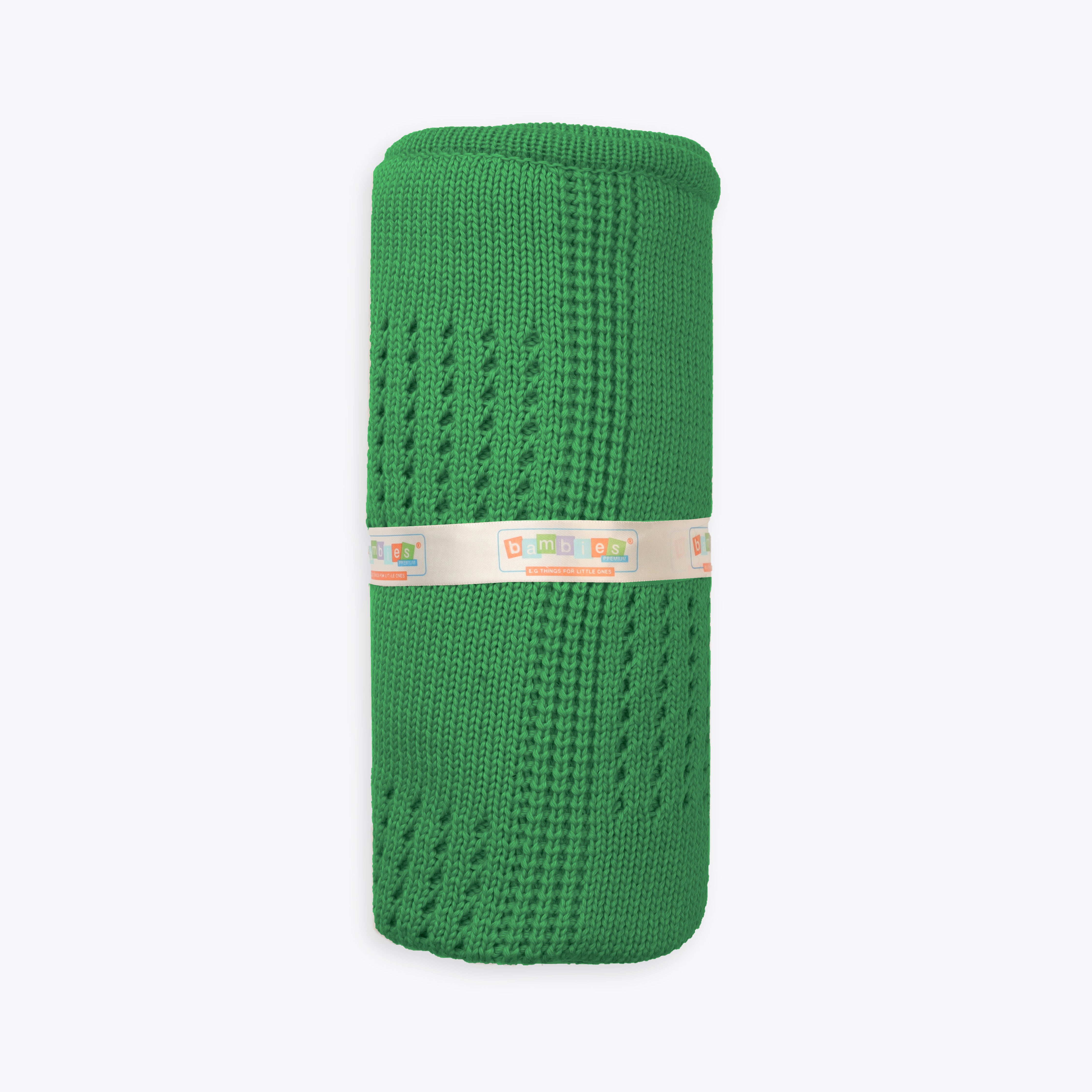 Blanket Woolen Solid Box Style Green