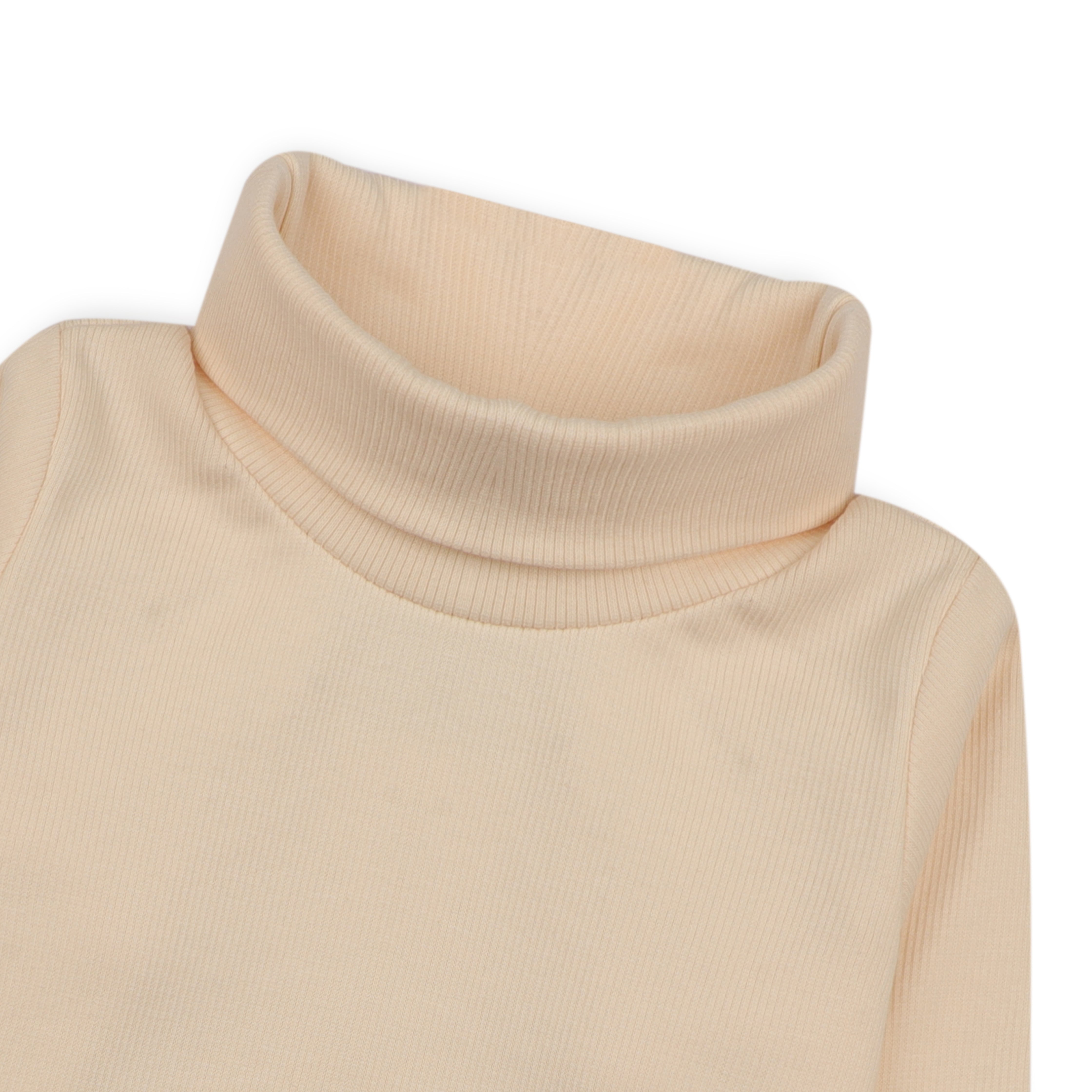 Body Suit High Neck RIB Off White Infant