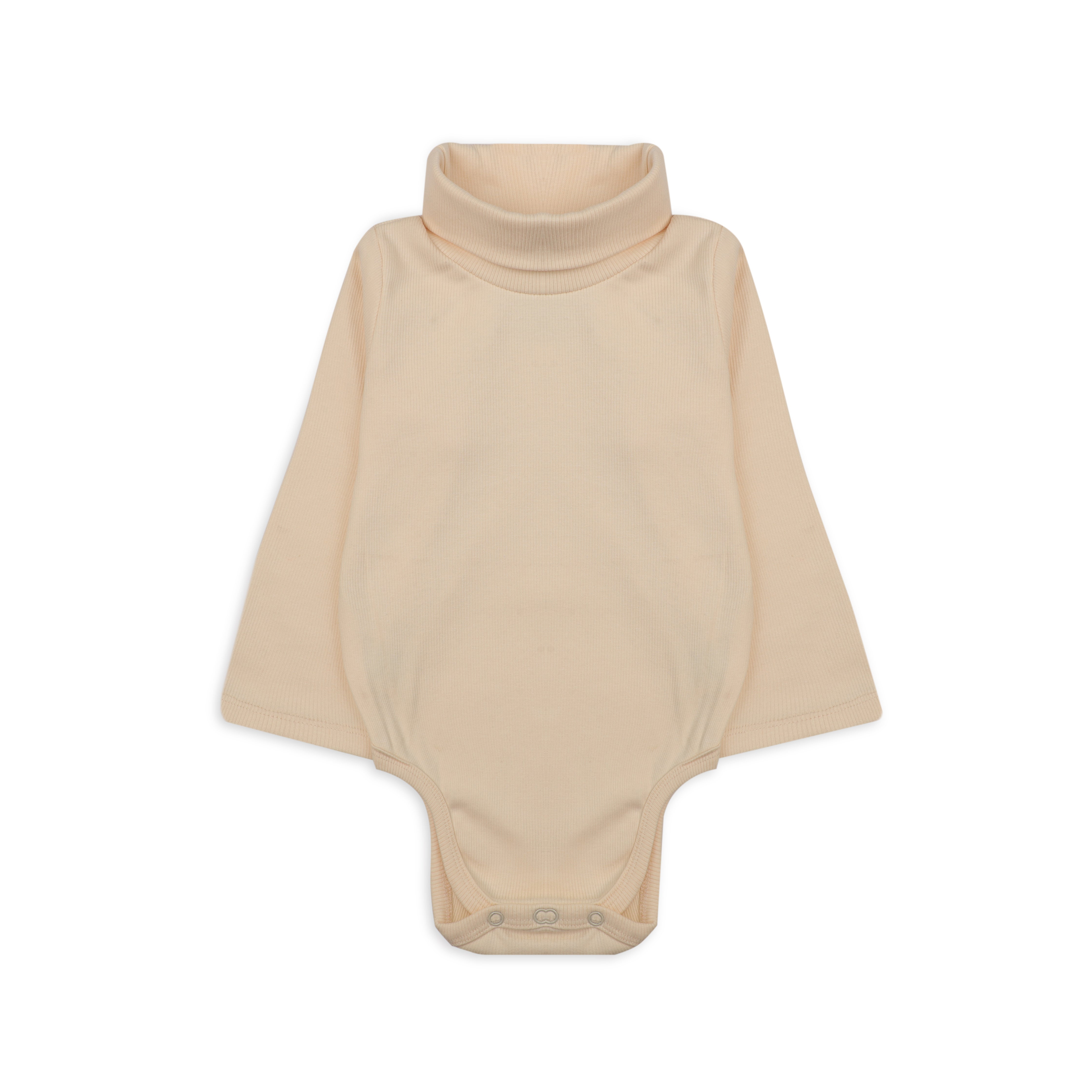 Body Suit High Neck RIB Off White Infant
