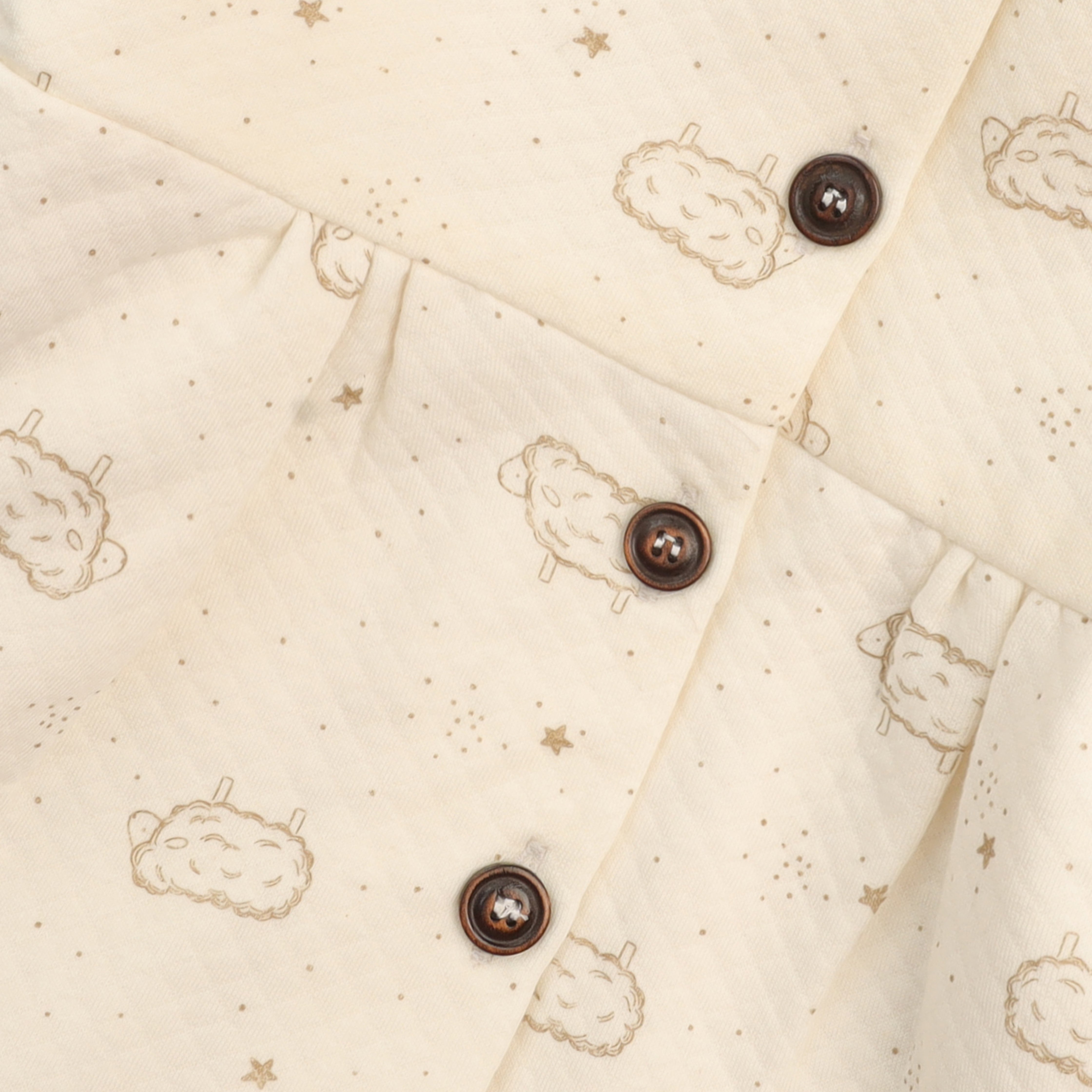 Jacket Hooded With Inner White Infant