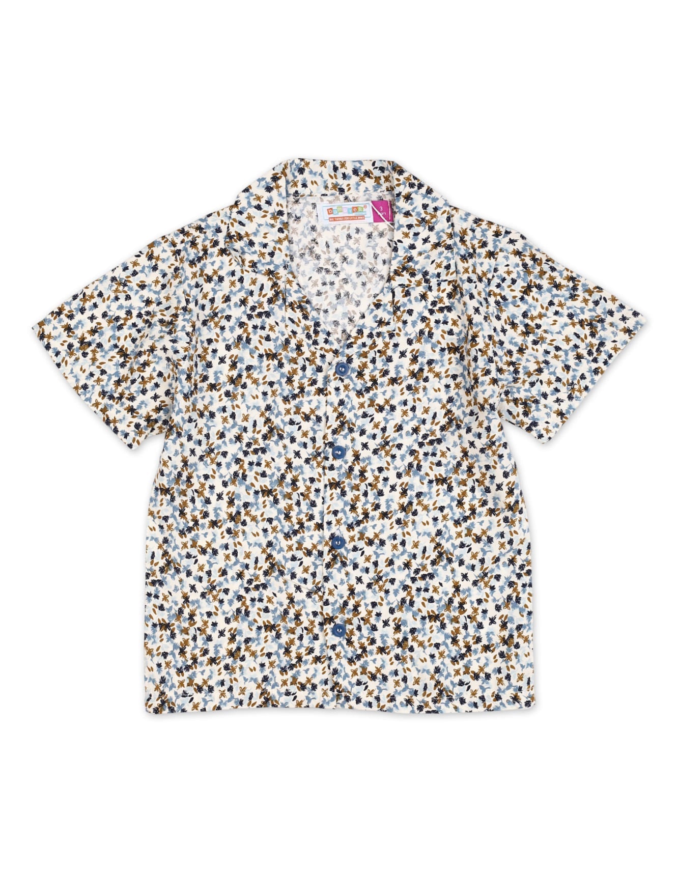 Zubaida's Vibrant "Petal Pattern" Short-Sleeve Shirt - Zubaidas Officialâ„¢
