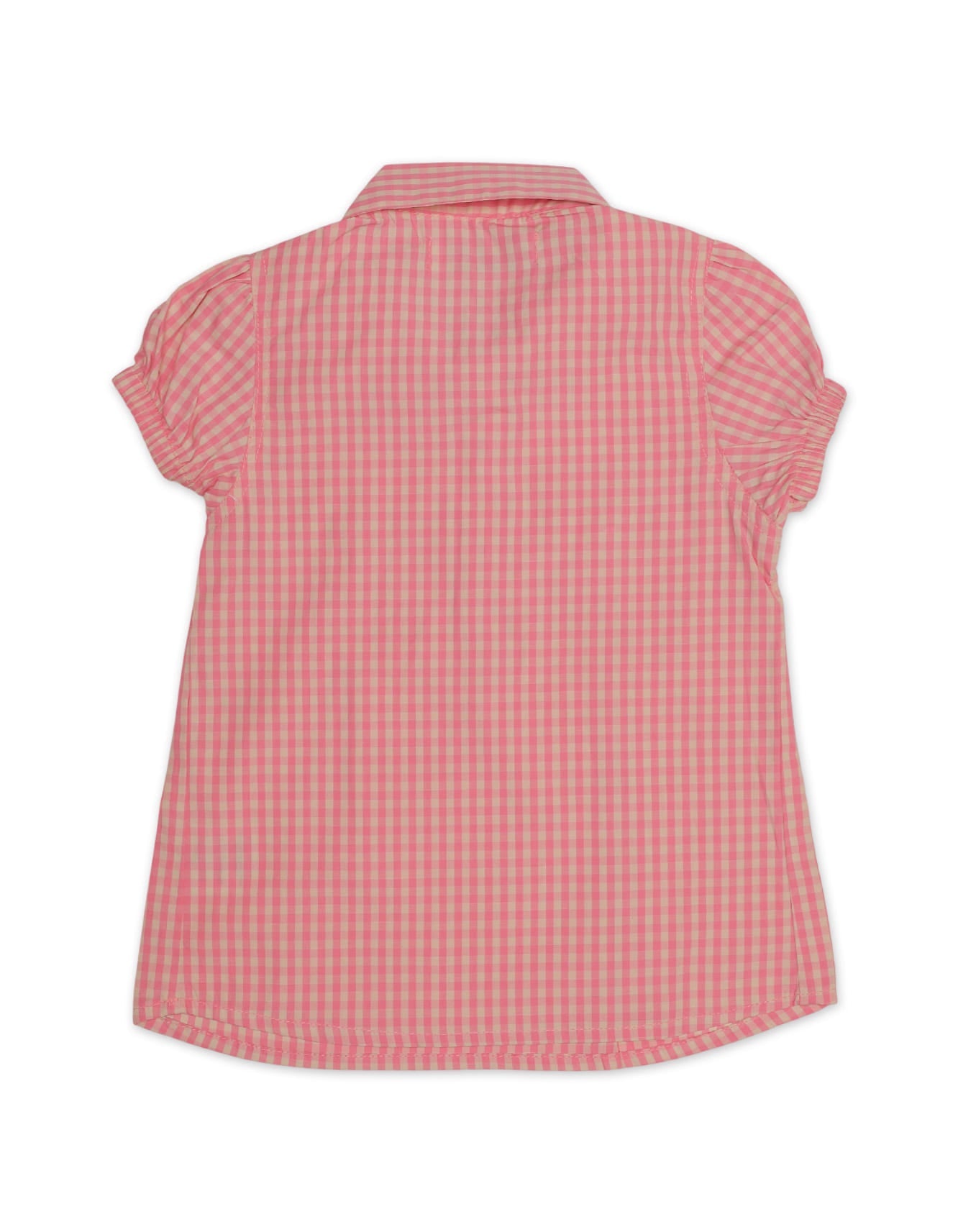 Zubaida's Short-Sleeves Checkered Top - Zubaidas Officialâ„¢