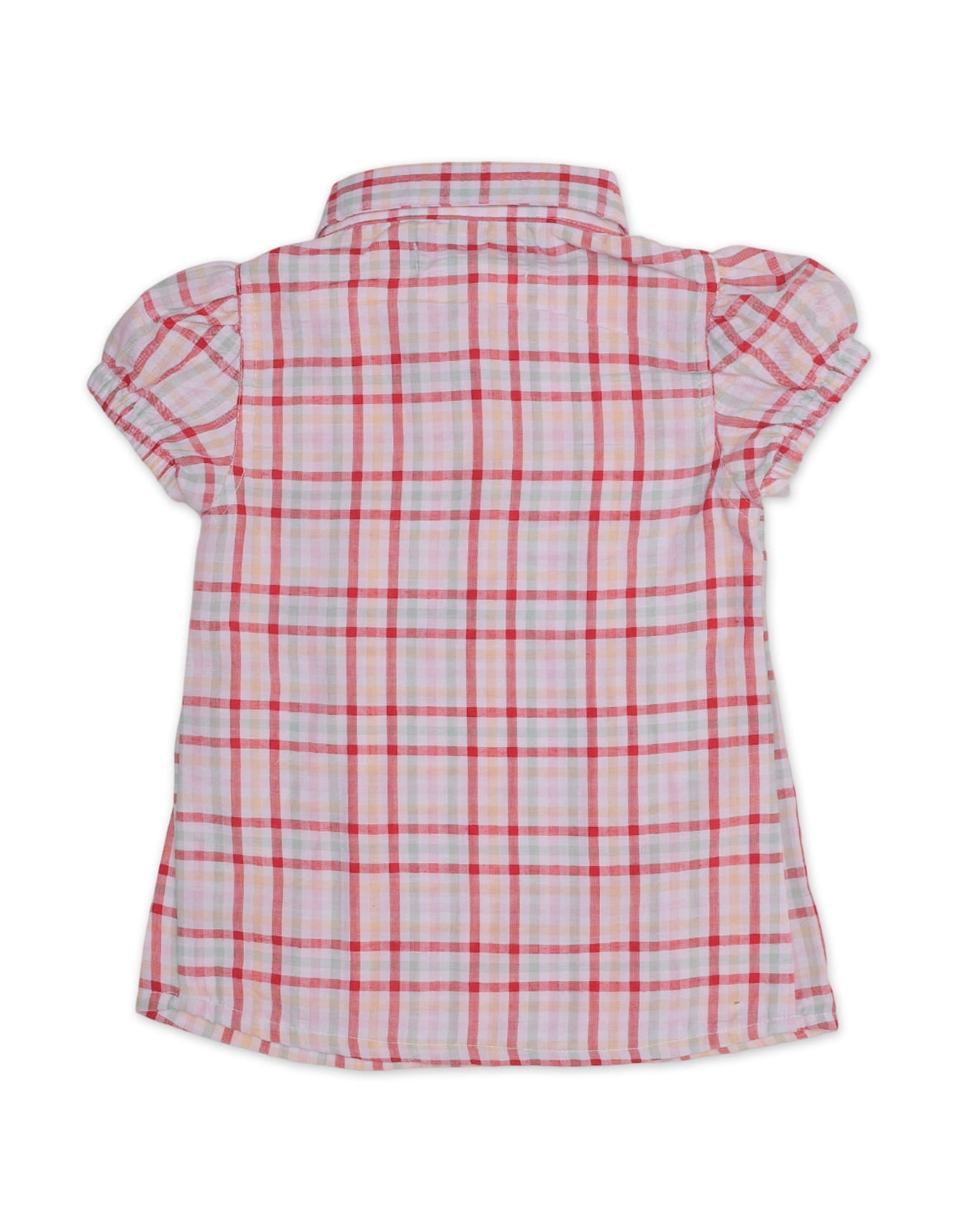 Zubaida's Short-Sleeves Checkered Top - Zubaidas Officialâ„¢