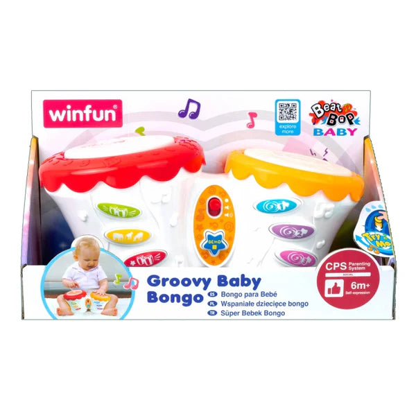 Zubaida's Winfun Groovy Bongo Drum - 2005A-NL - Zubaidas Officialâ„¢