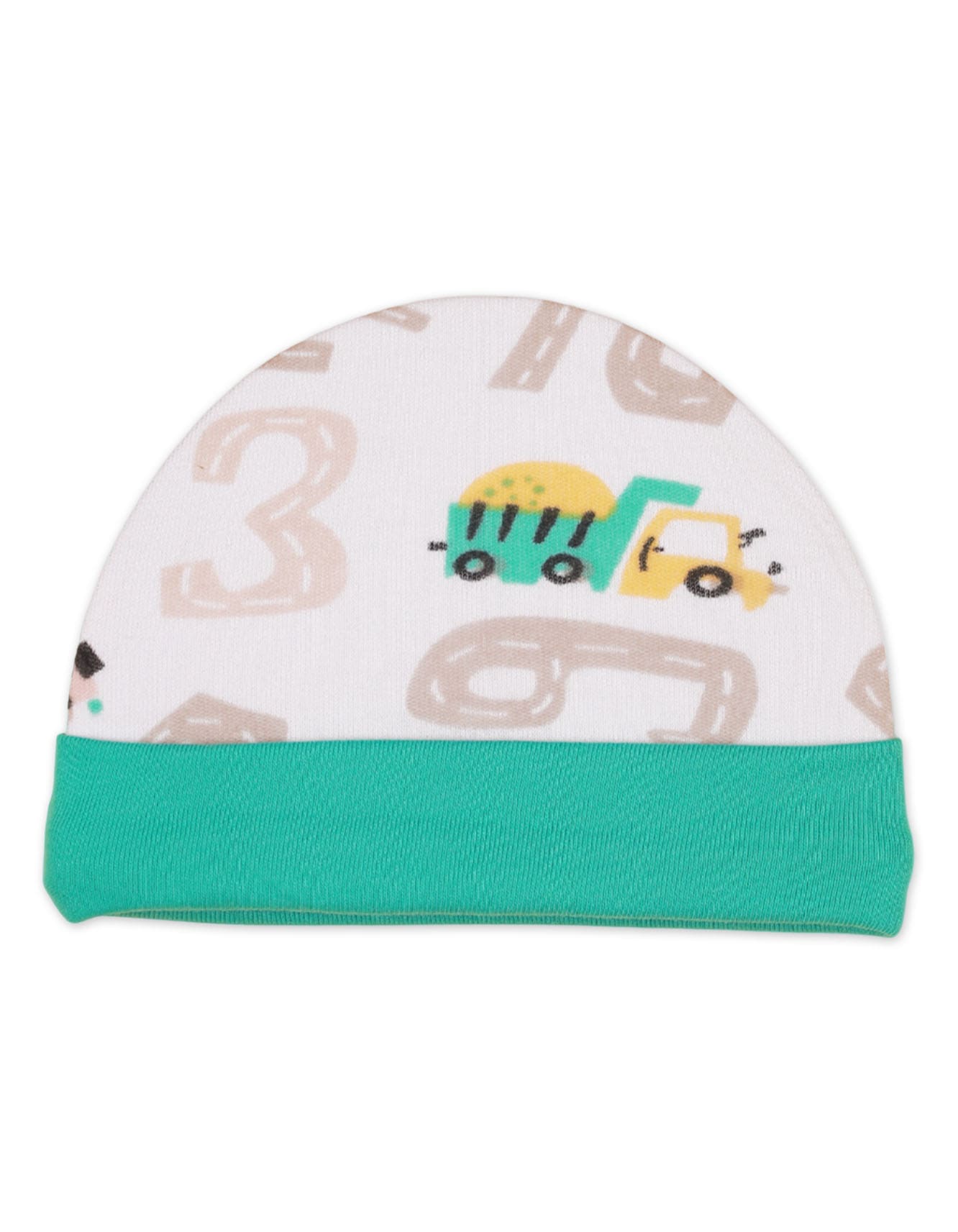 Baby Caps with Numbers Theme Boys - Pack of 3 - Zubaidas Official™