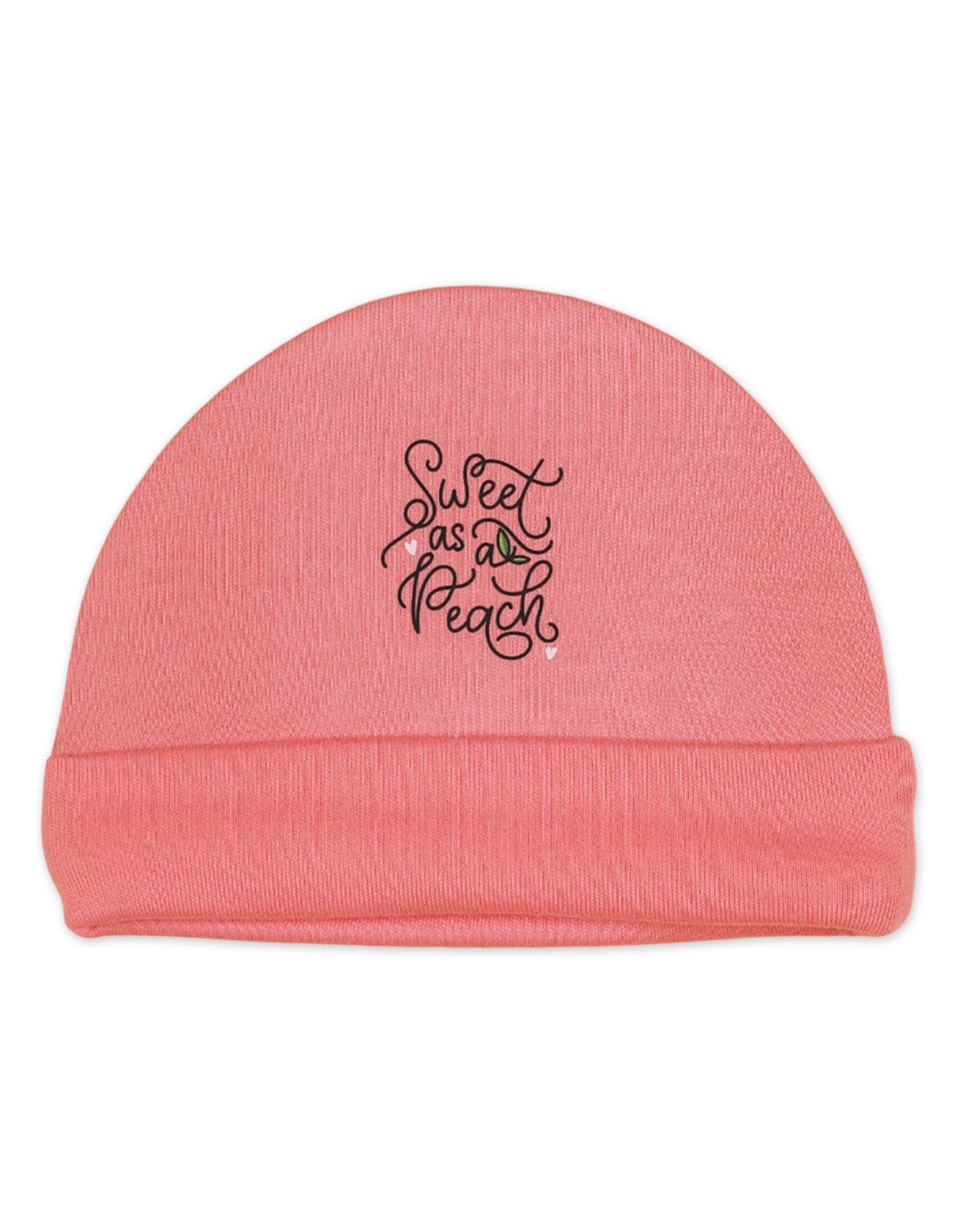 Zubaida's Bambies Baby Cap 3 Pcs "Peach Fruity Theme"