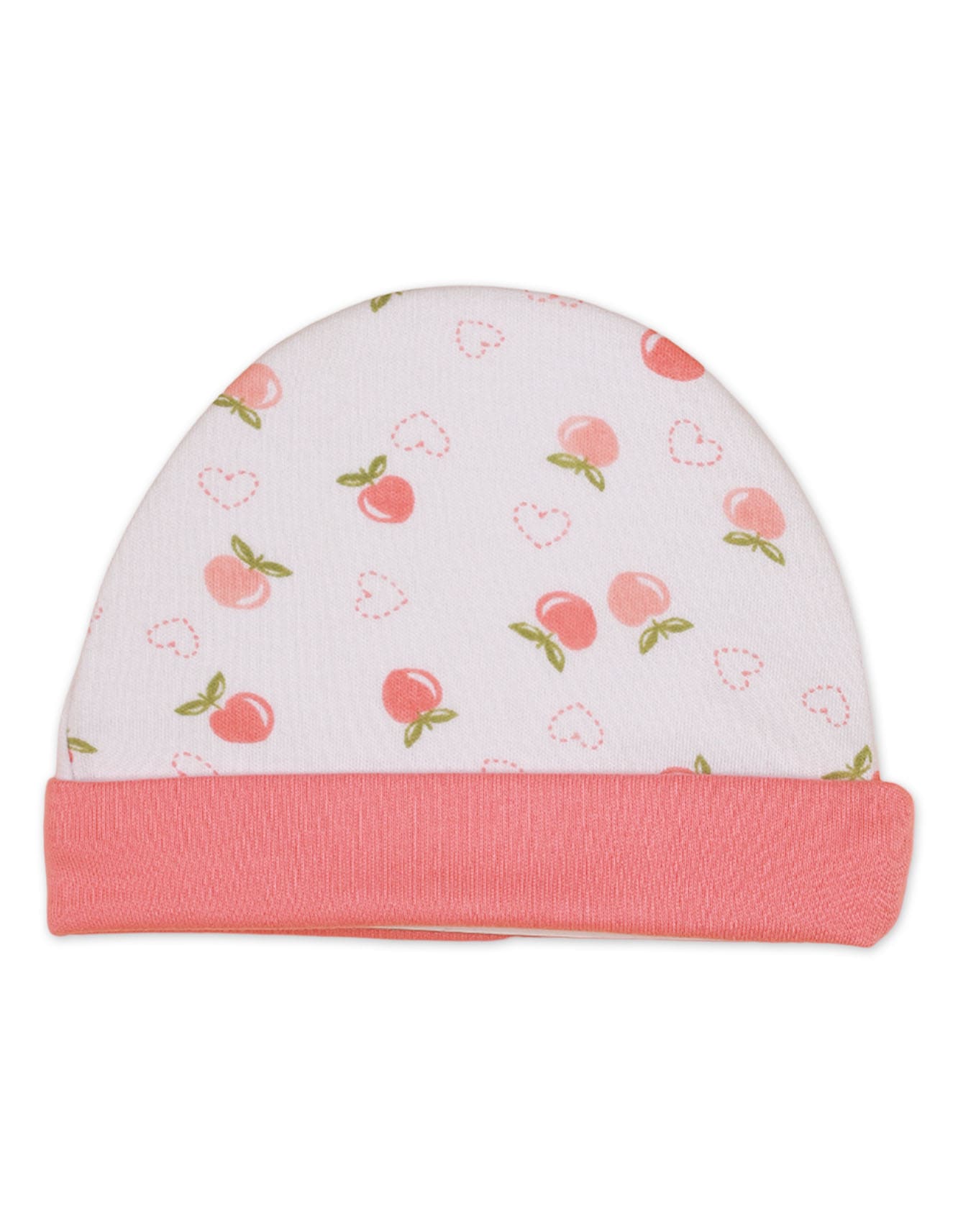 Zubaida's Bambies Baby Cap 3 Pcs "Peach Fruity Theme"