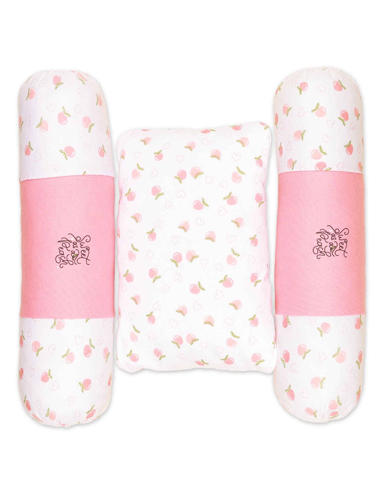 Zubaida's Bambies Pillow Set "Peach Fruity Theme"