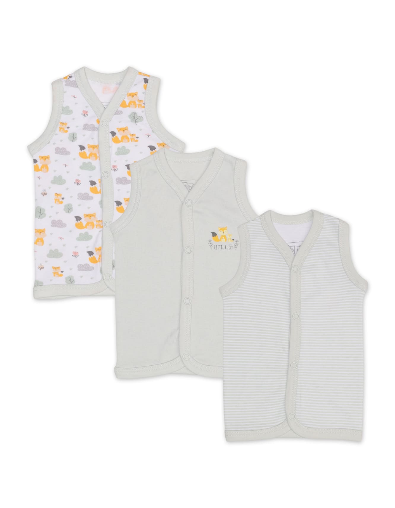 Zubaida's Vest Pack of 3 - Fox Theme - Zubaidas Officialâ„¢